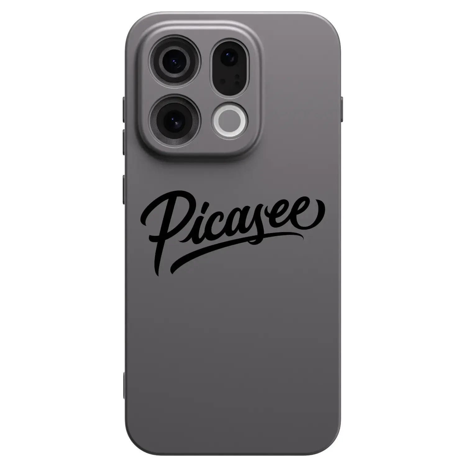 Silikonový černý obal pro OPPO Find X9 - Picasee - old logo - black