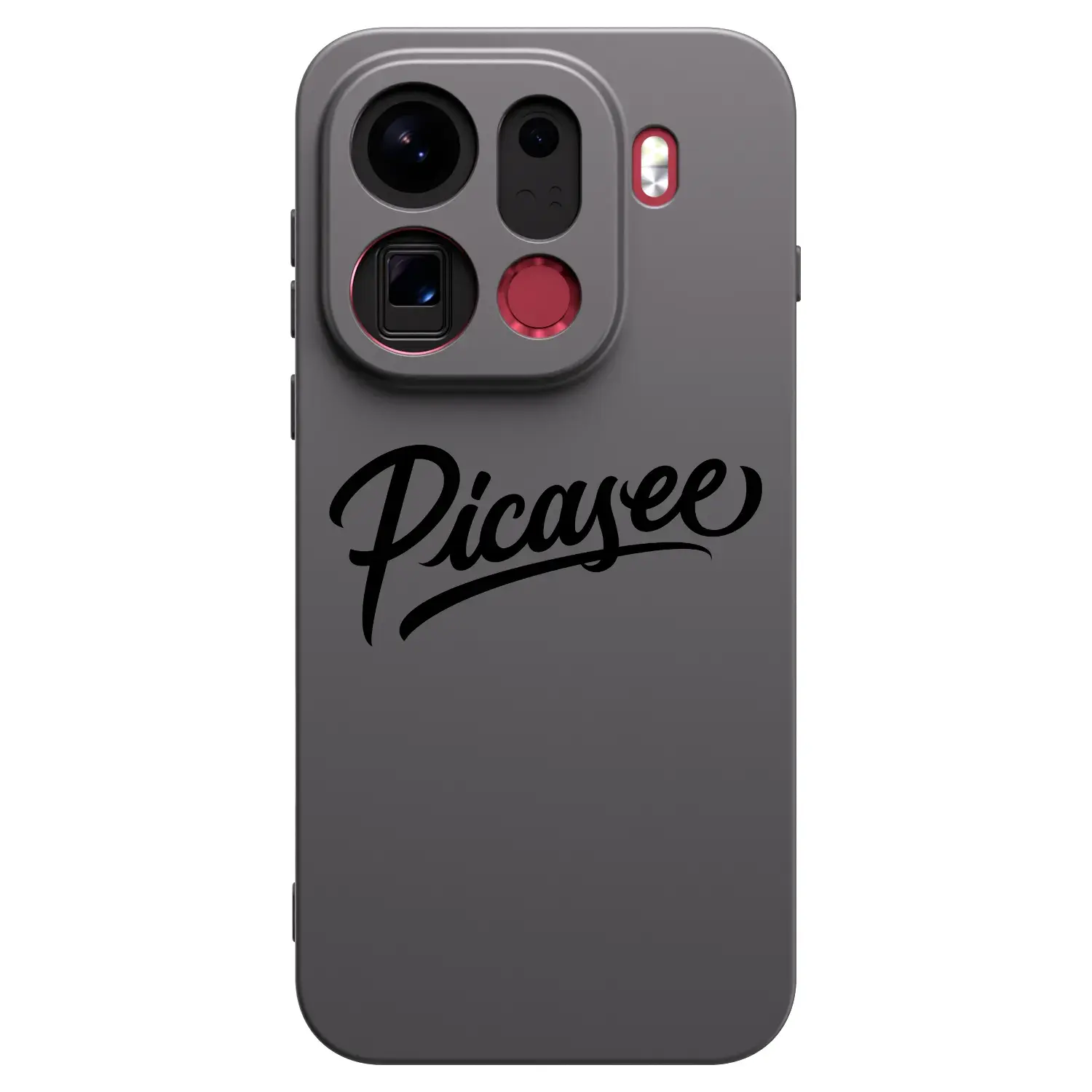 Silikonový černý obal pro OPPO Find X9 Pro - Picasee - old logo - black