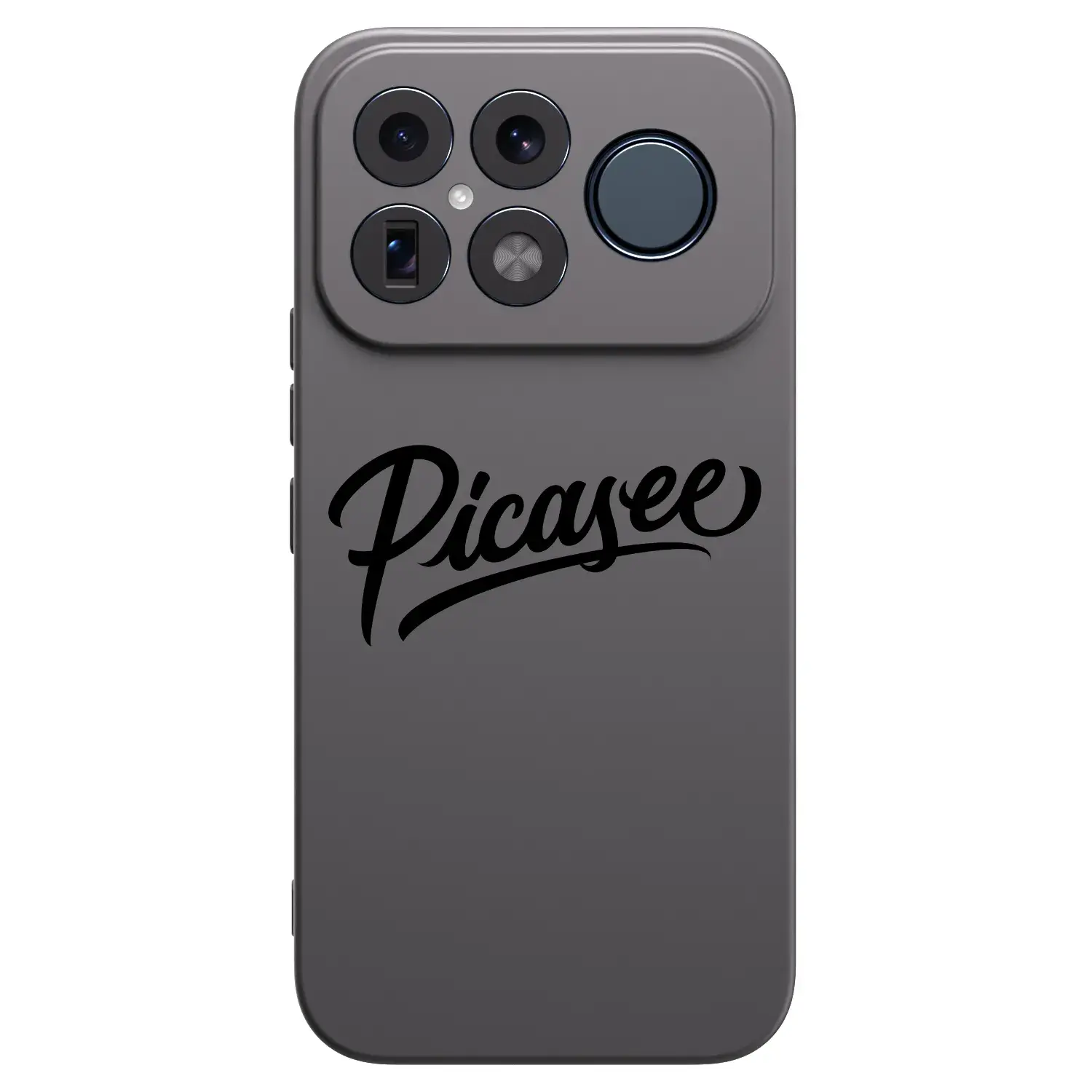 Silikonový černý obal pro Xiaomi Poco F8 Ultra - Picasee - old logo - black