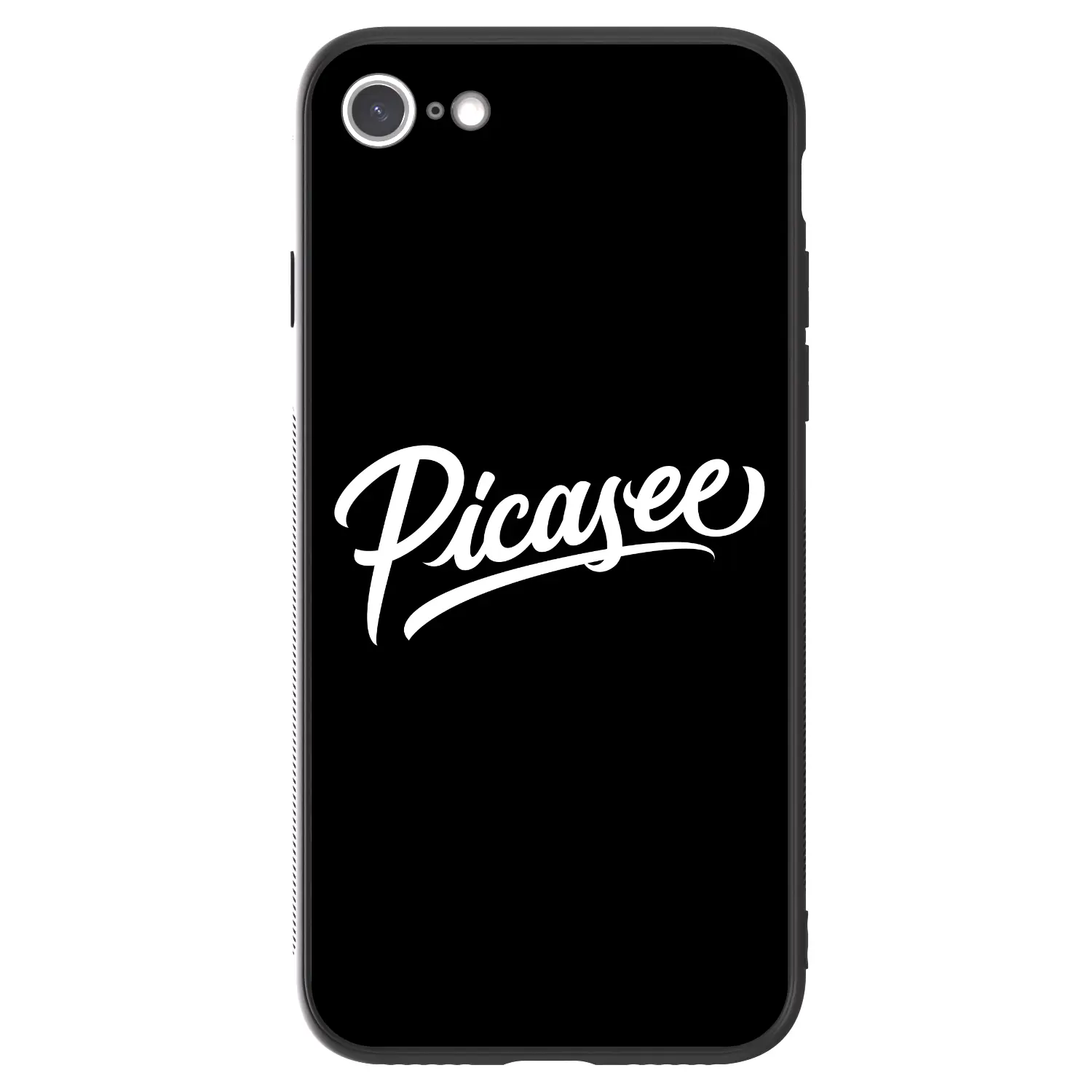ULTIMATE CASE pro Apple iPhone SE 2020 - Picasee - old logo - white