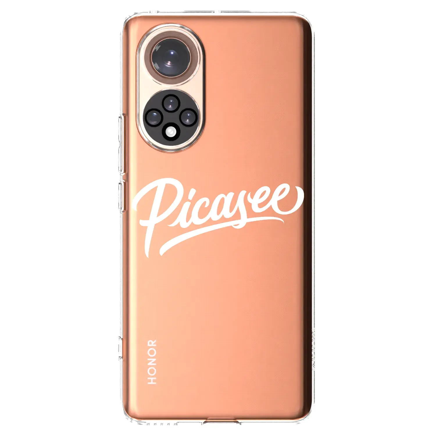 Silikonový průhledný obal pro Huawei Nova 9 - Picasee - old logo - white