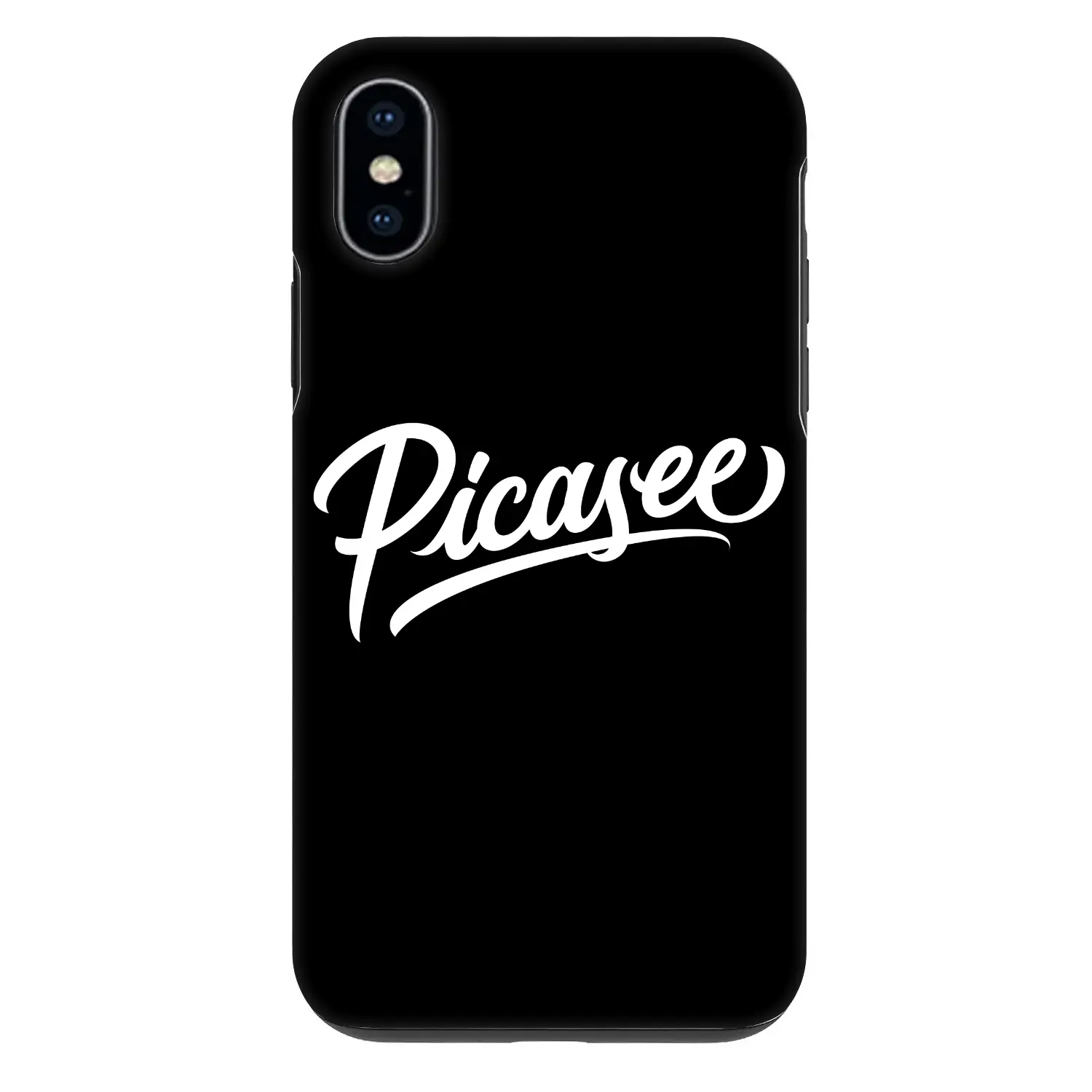Fashion Case pro Apple iPhone X/XS - Picasee - old logo - white