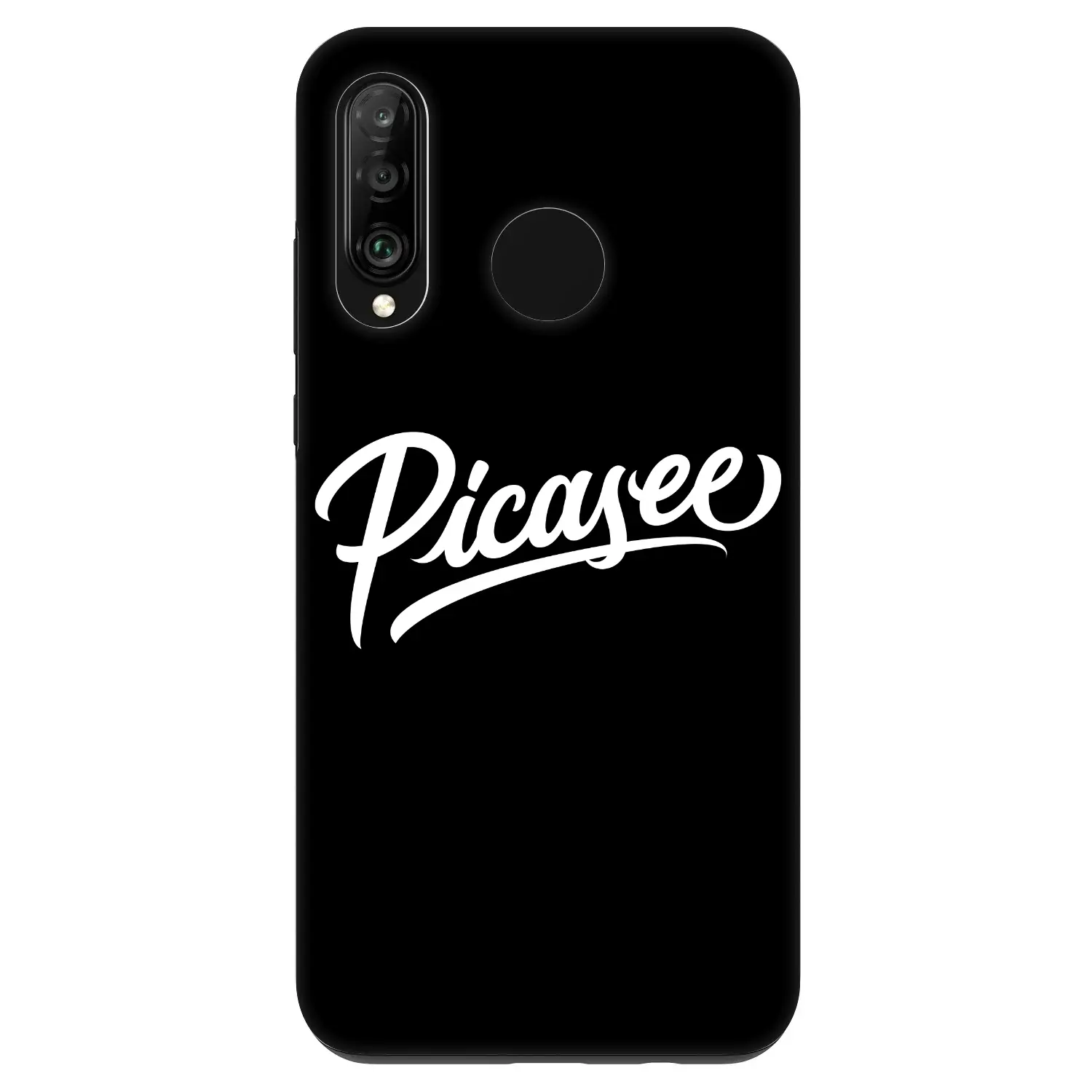 Fashion Case pro Huawei P30 Lite - Picasee - old logo - white