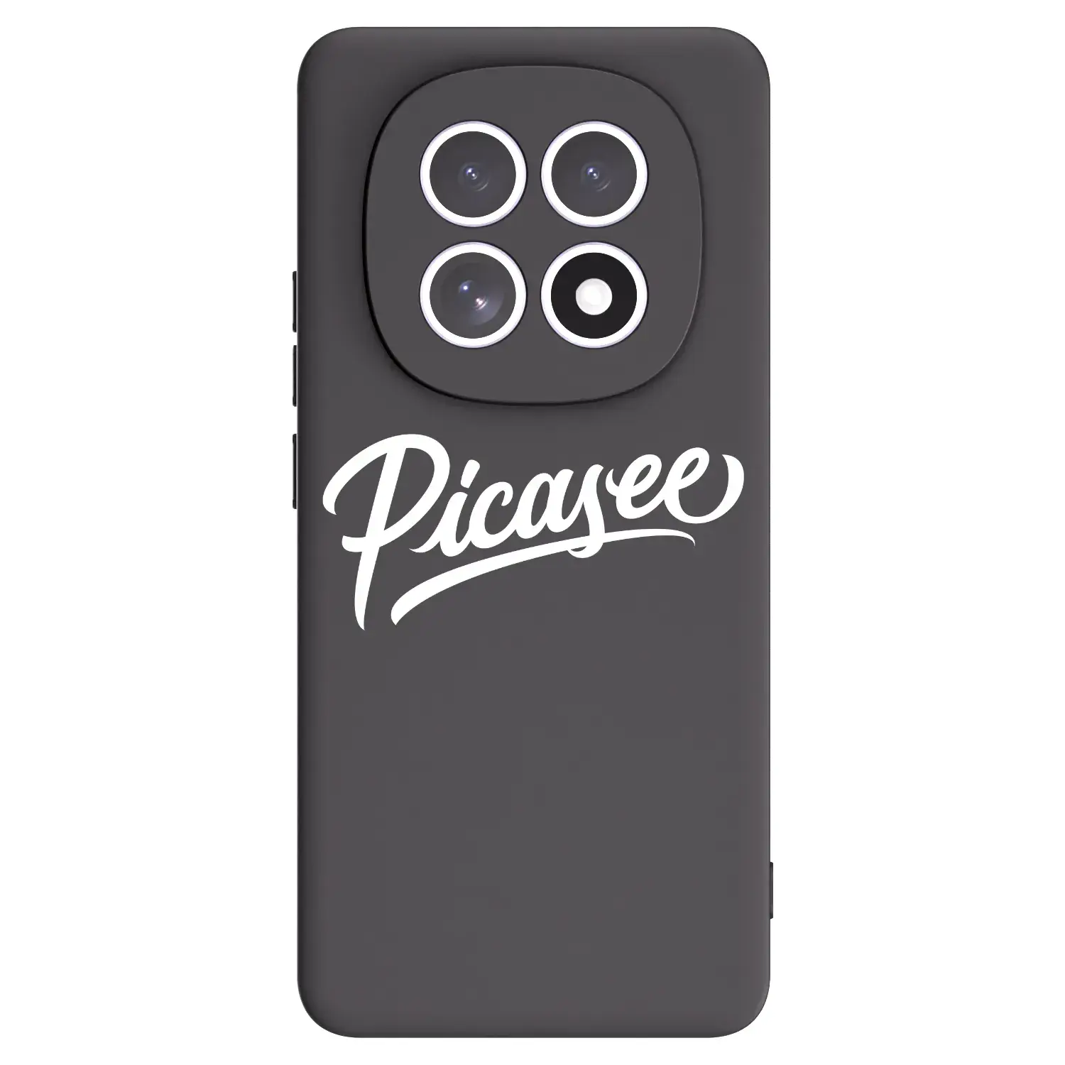 Silikonový černý obal pro Xiaomi Redmi Note 15 4G - Picasee - old logo - white
