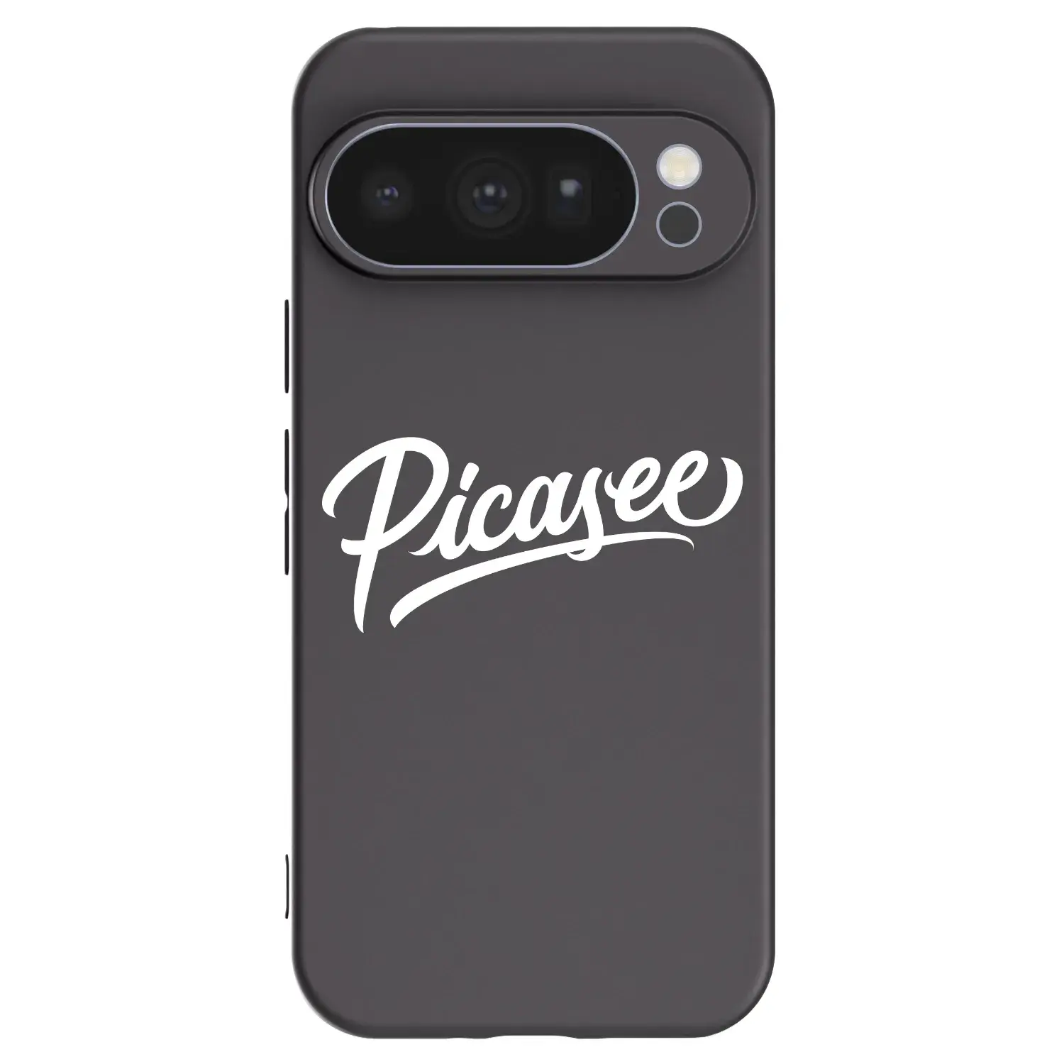 Silikonový černý obal pro Google Pixel 10 Pro - Picasee - old logo - white