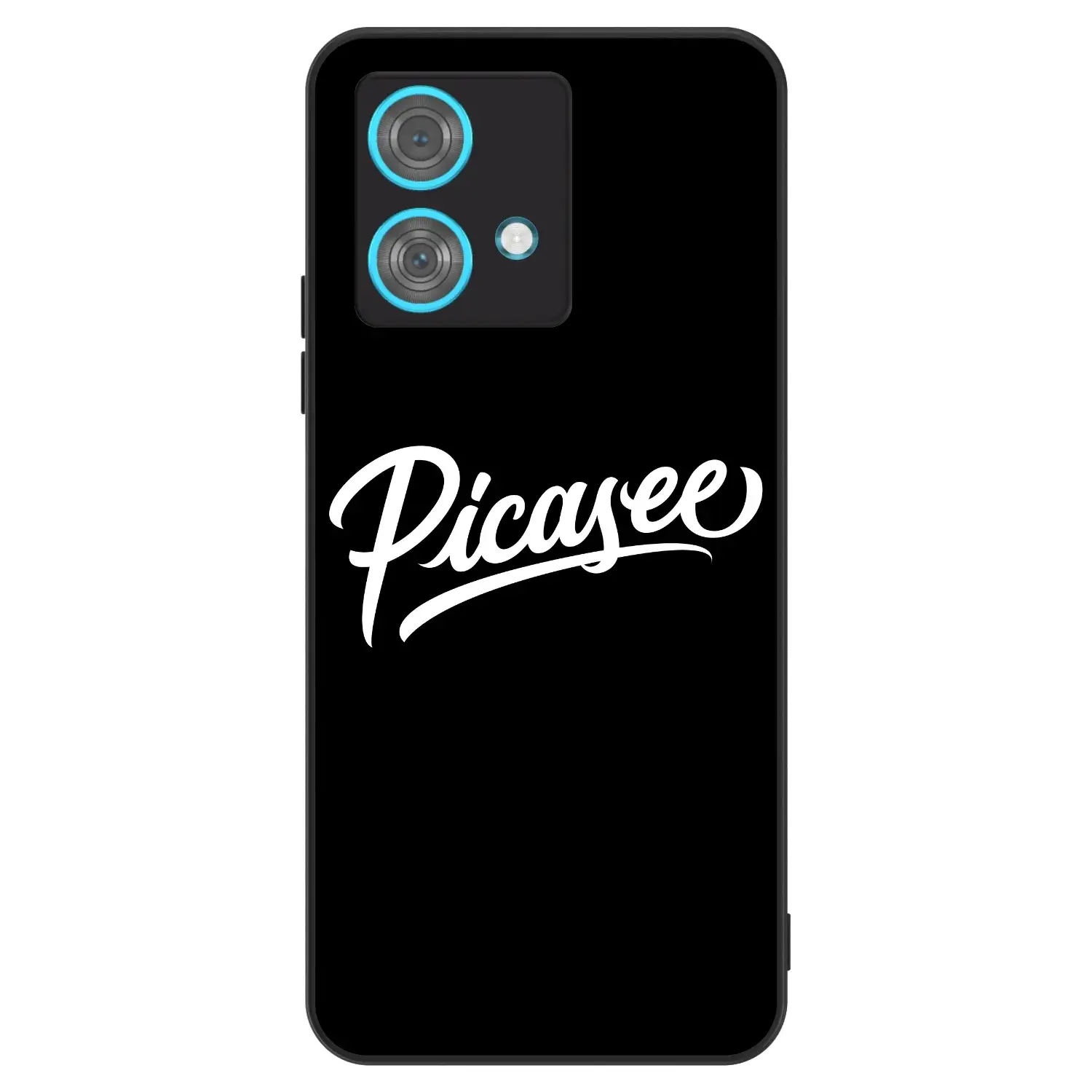 ULTIMATE CASE pro Motorola Edge 40 Neo - Picasee - old logo - white
