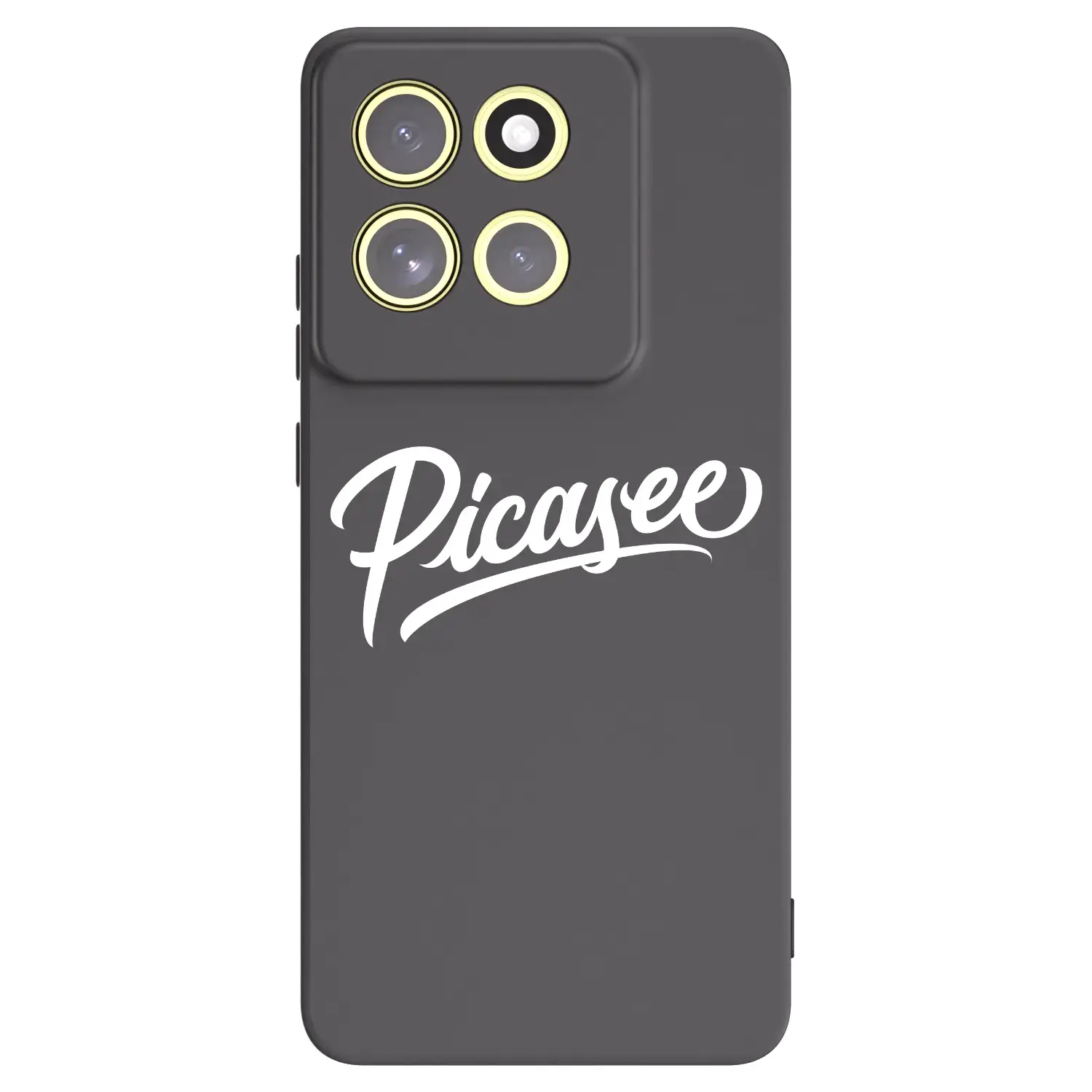 Silikonový černý obal pro Motorola Moto G86 Power 5G - Picasee - old logo - white