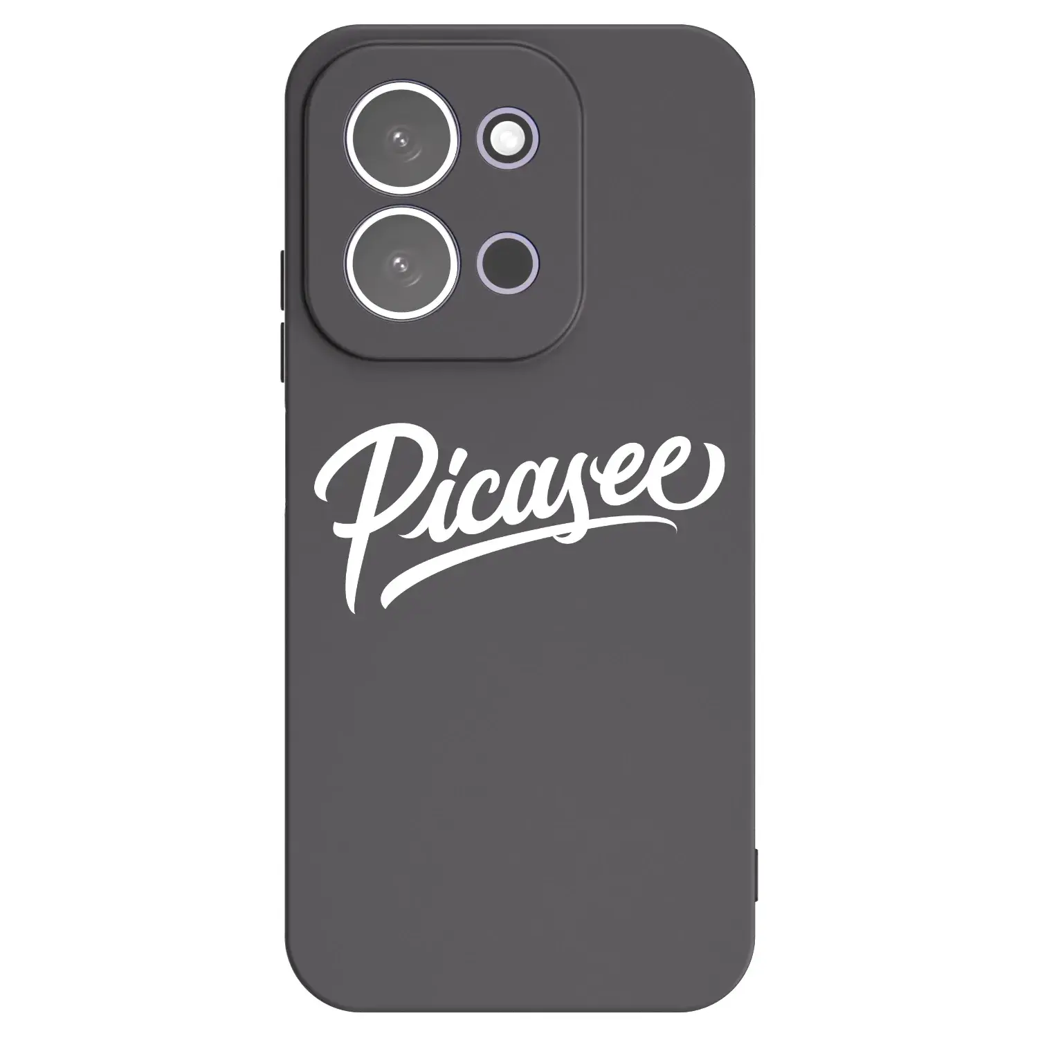 Silikonový černý obal pro Xiaomi Redmi 15C 5G - Picasee - old logo - white