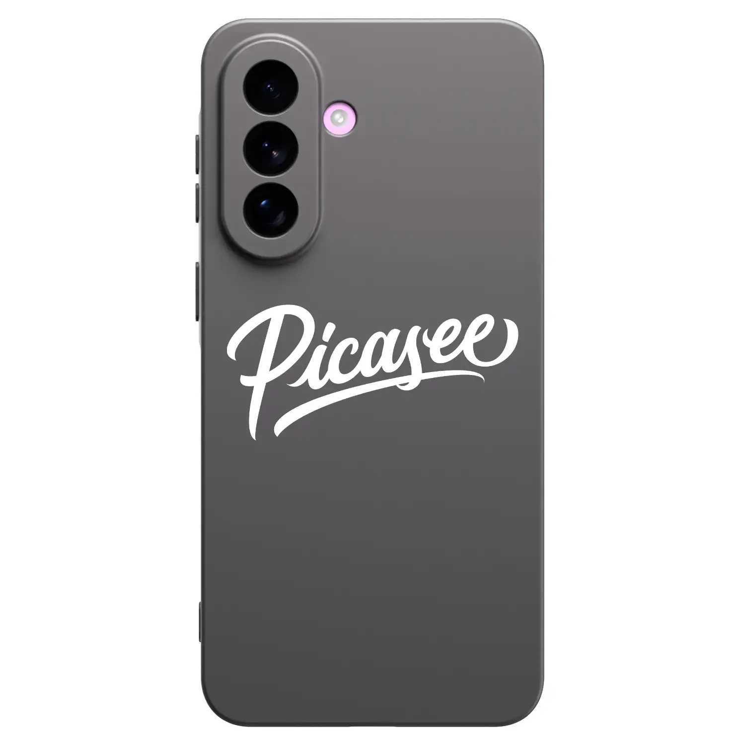 Silikonový černý obal pro Samsung Galaxy A57 5G - Picasee - old logo - white