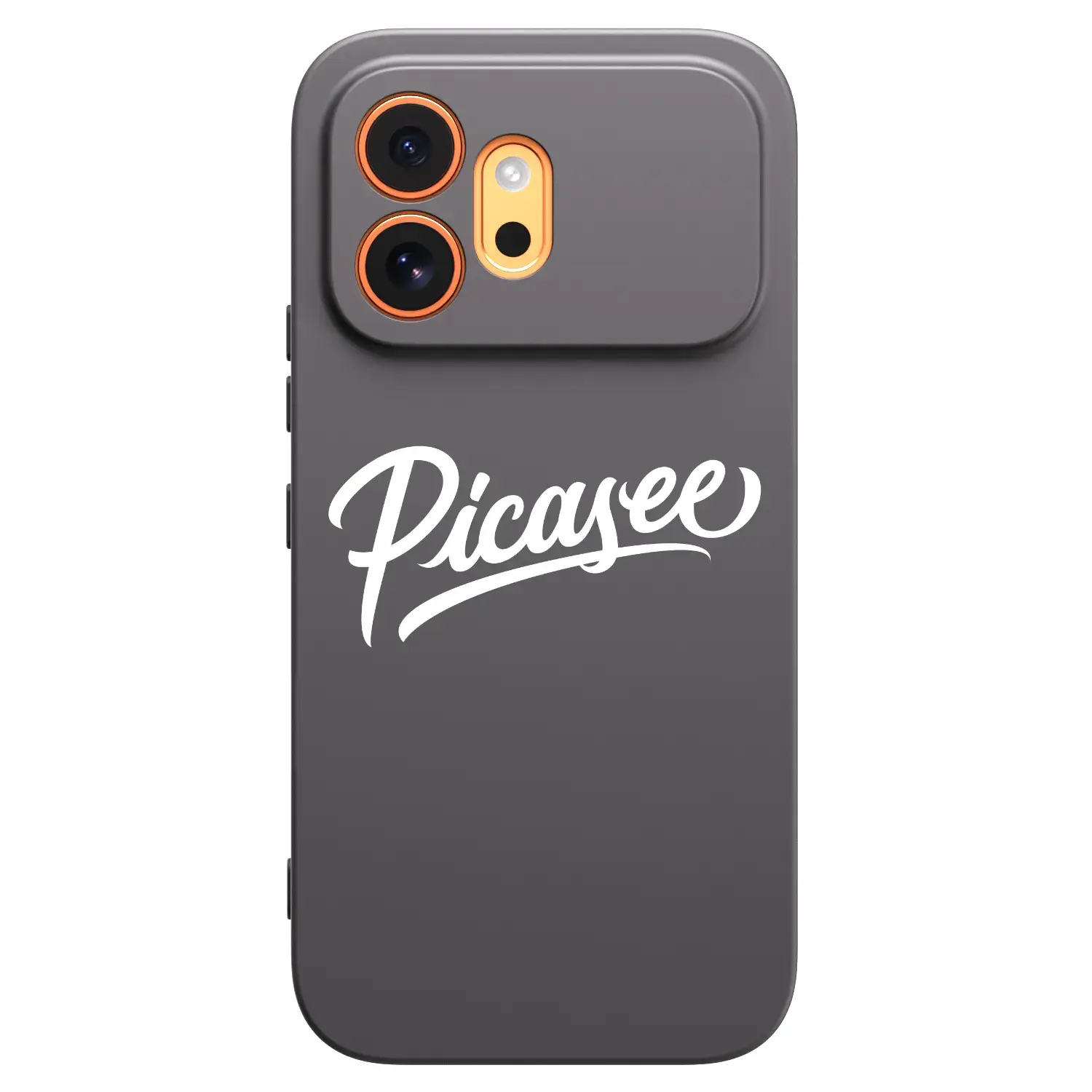 Silikonový černý obal pro Honor 600 - Picasee - old logo - white