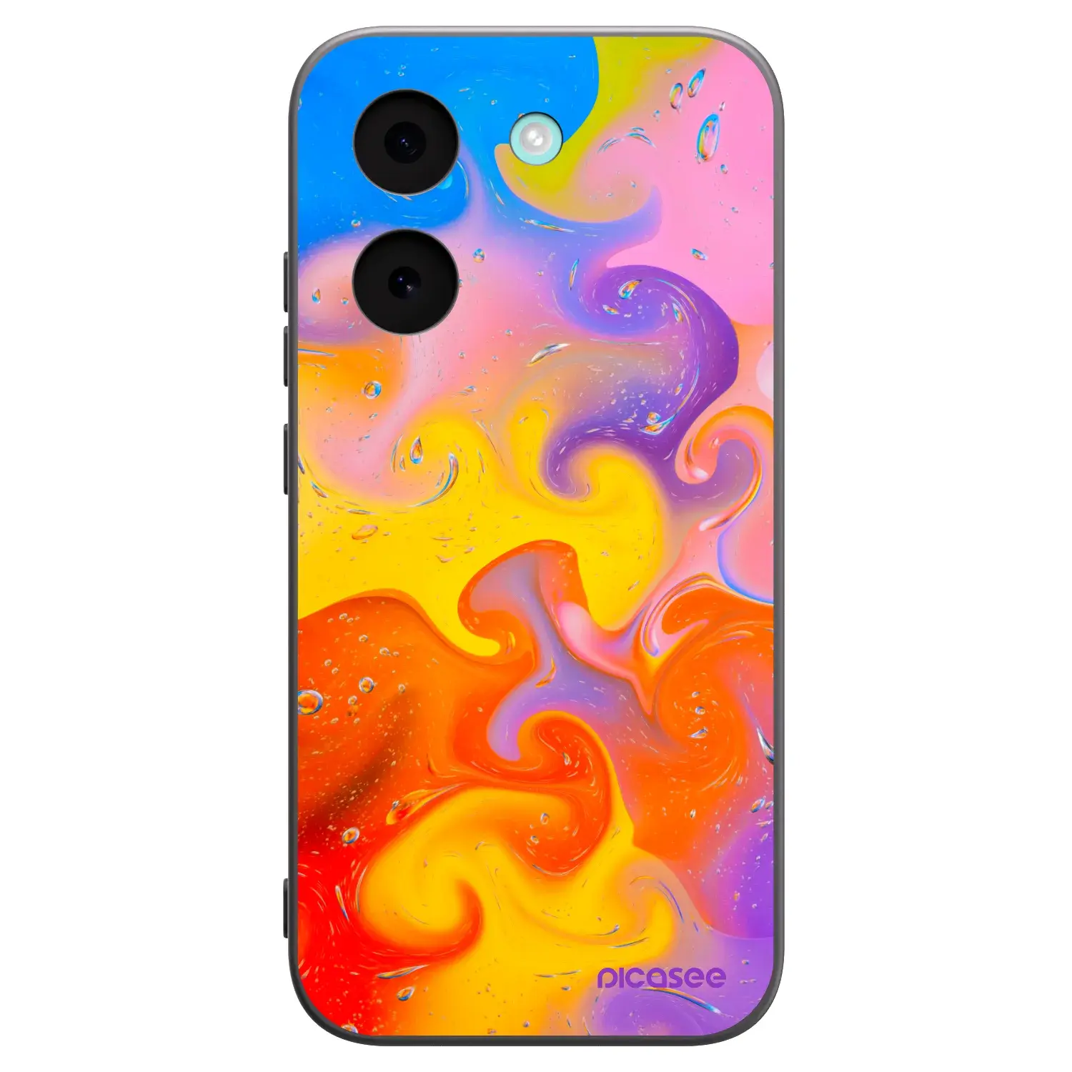 Silikonový černý obal pro Xiaomi Poco X8 Pro - Bubbles