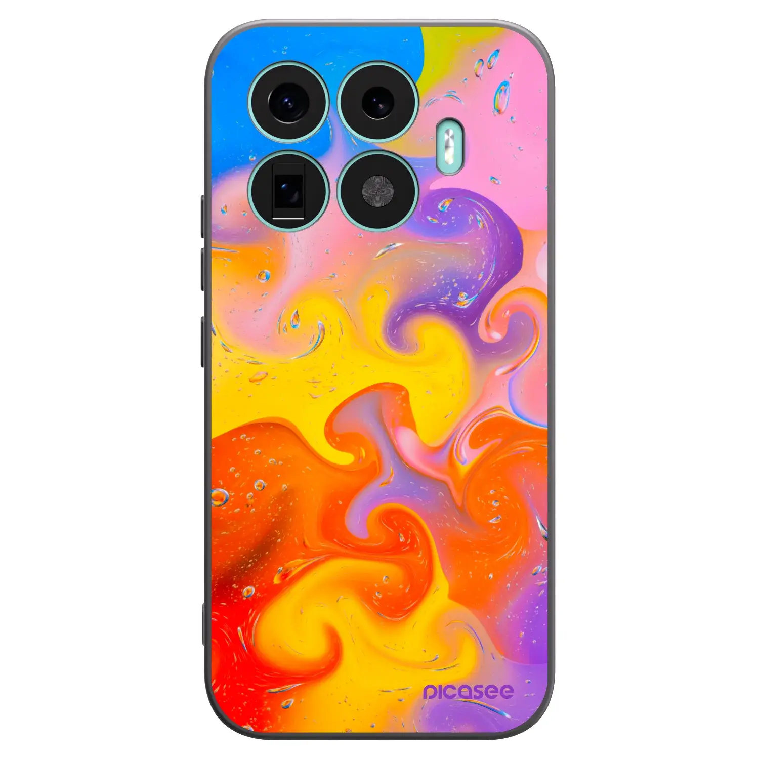 Silikonový černý obal pro Xiaomi 17T - Bubbles