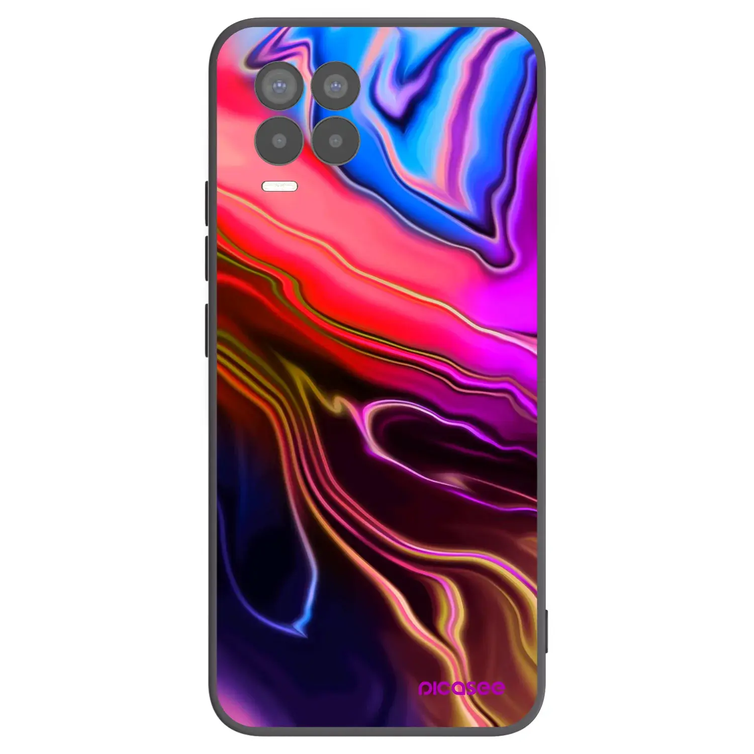 Silikonový černý obal pro Realme 8 Pro - Electric