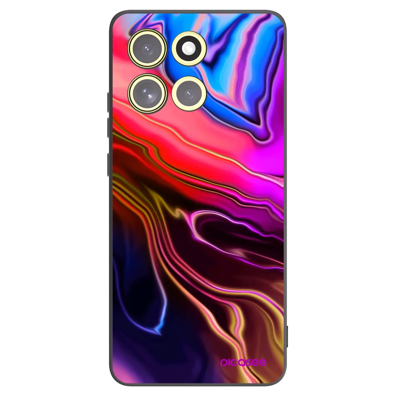 Silikonový černý obal pro Motorola Moto G86 Power 5G - Electric