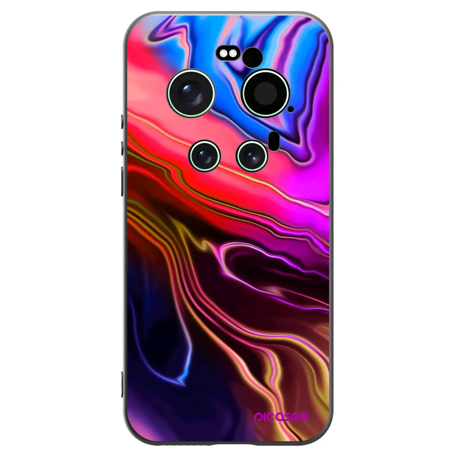 Silikonový černý obal pro Xiaomi 17 Ultra - Electric