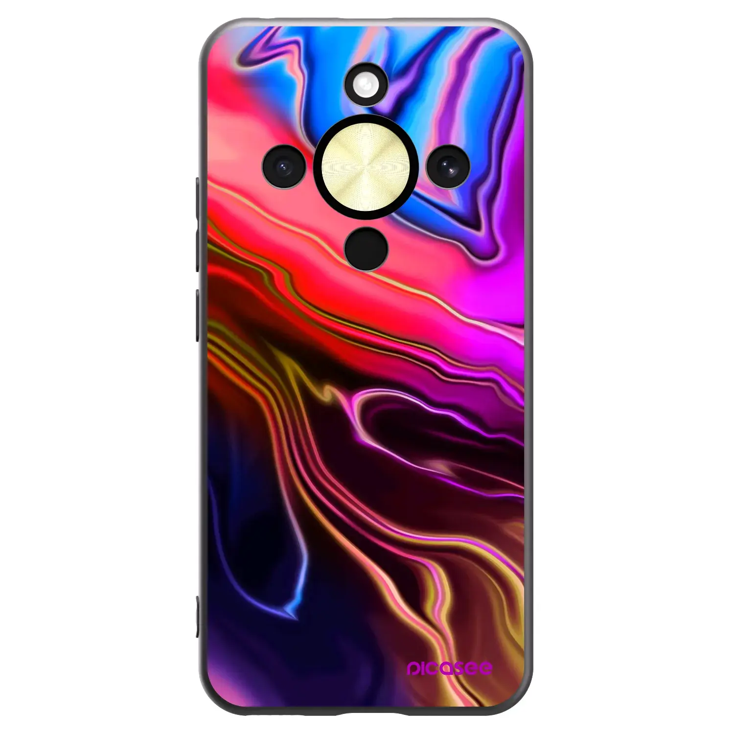 Silikonový černý obal pro Honor Magic8 Lite 5G - Electric