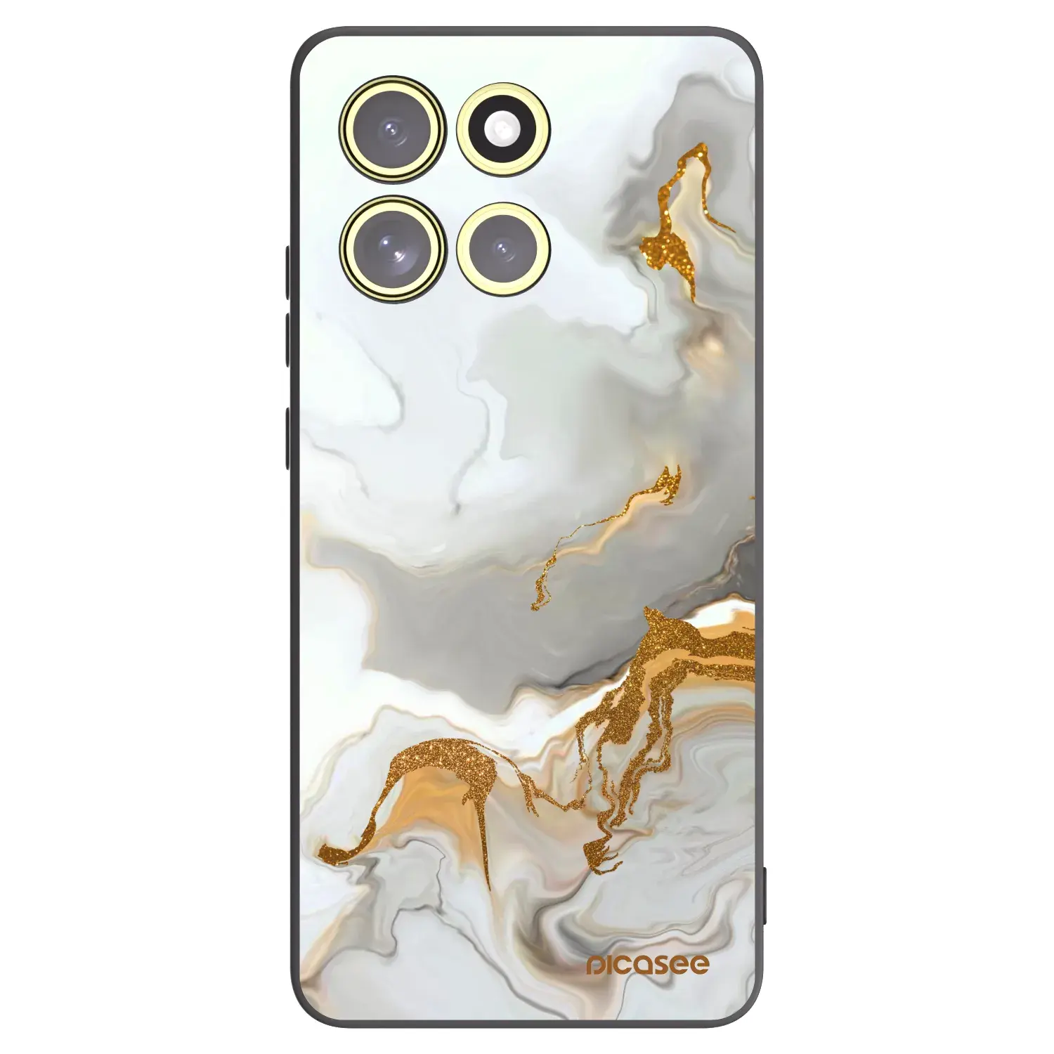 Silikonový černý obal pro Motorola Moto G86 Power 5G - Her