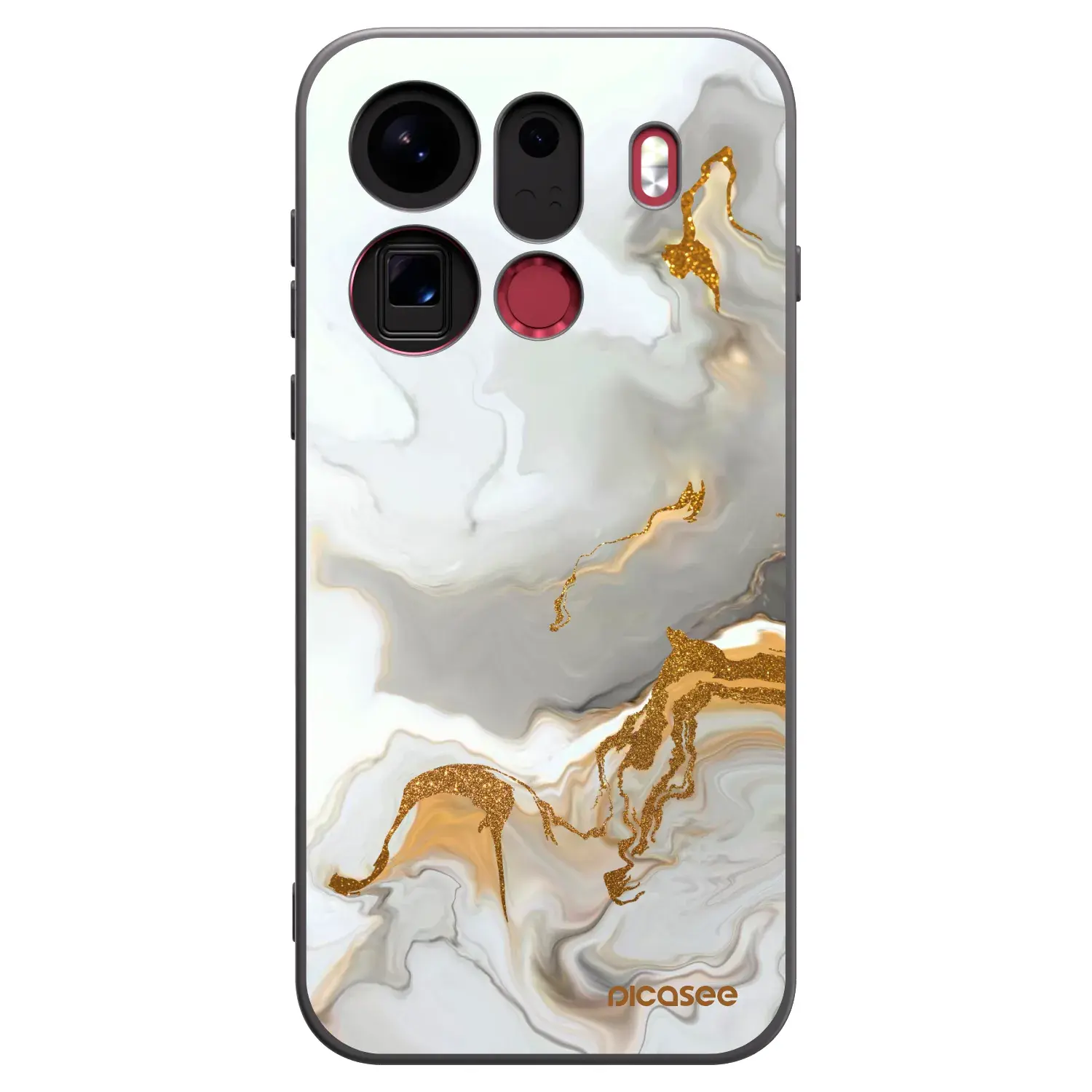 Silikonový černý obal pro OPPO Find X9 Pro - Her
