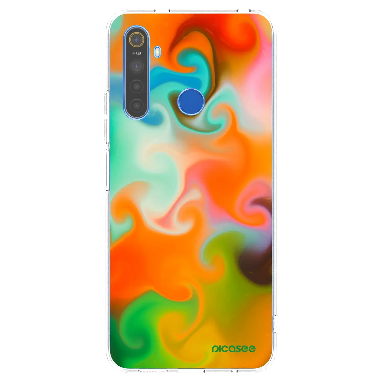 Silikonový průhledný obal pro Realme 5 - Juice