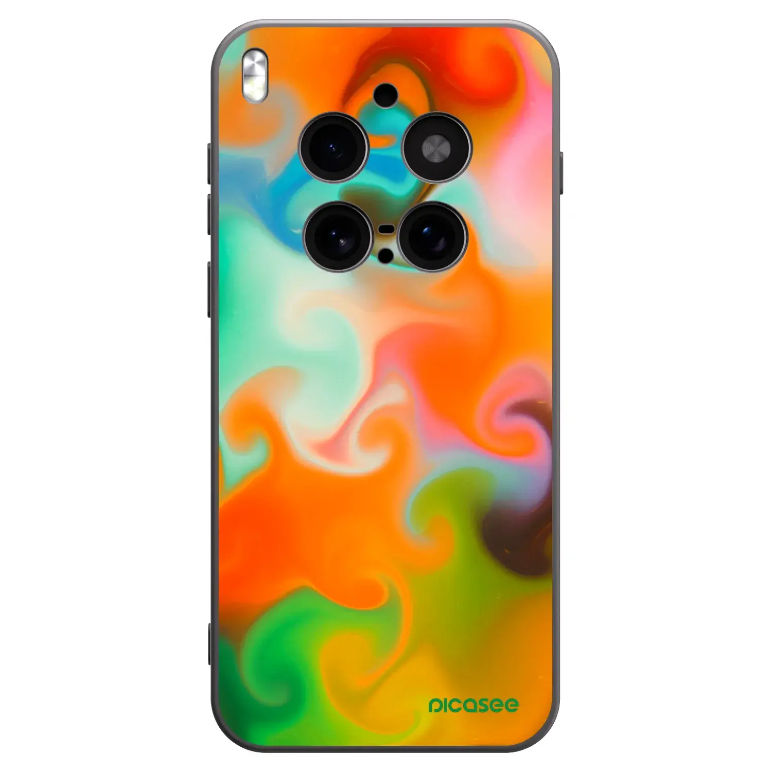 Silikonový černý obal pro Vivo X300 Pro - Juice