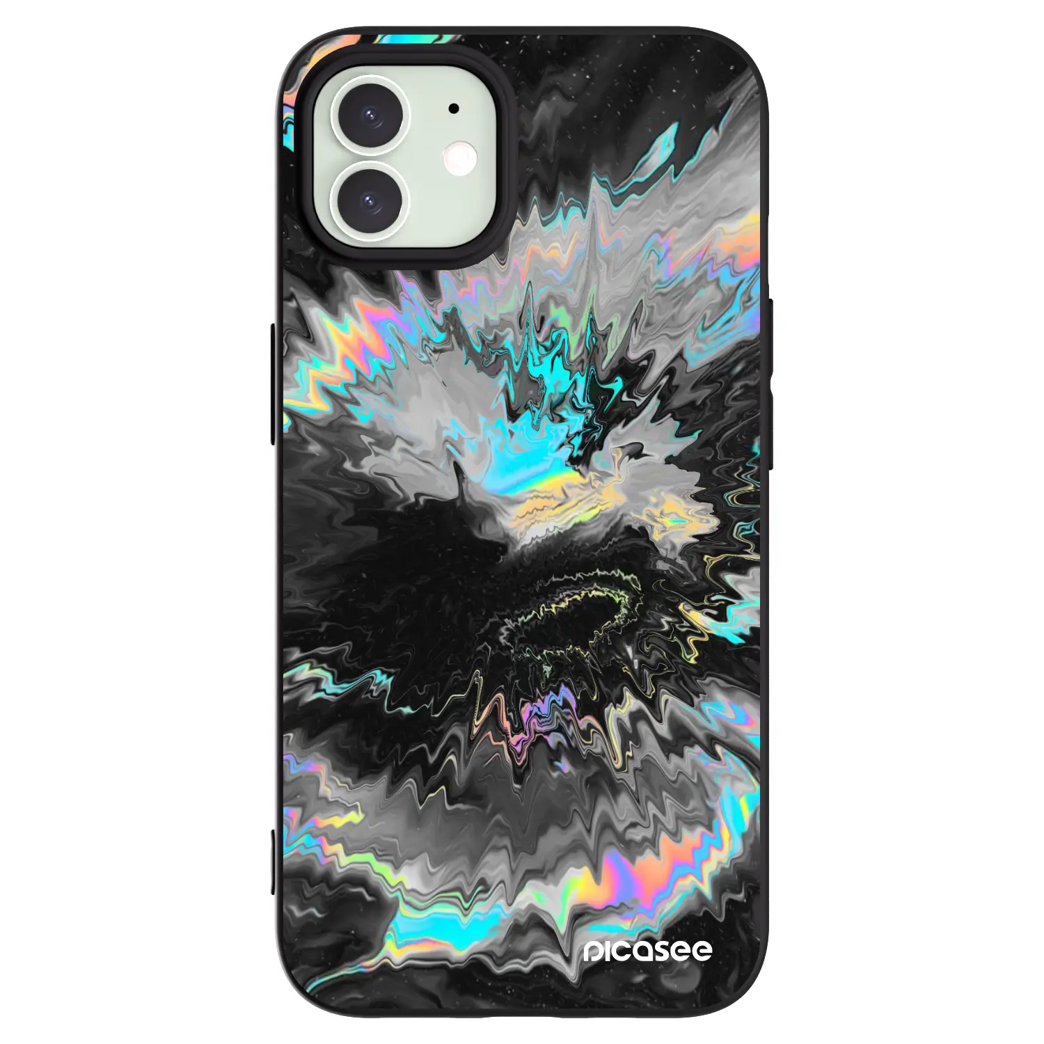 Silikonový černý obal pro Apple iPhone 12 Pro - Magnetic