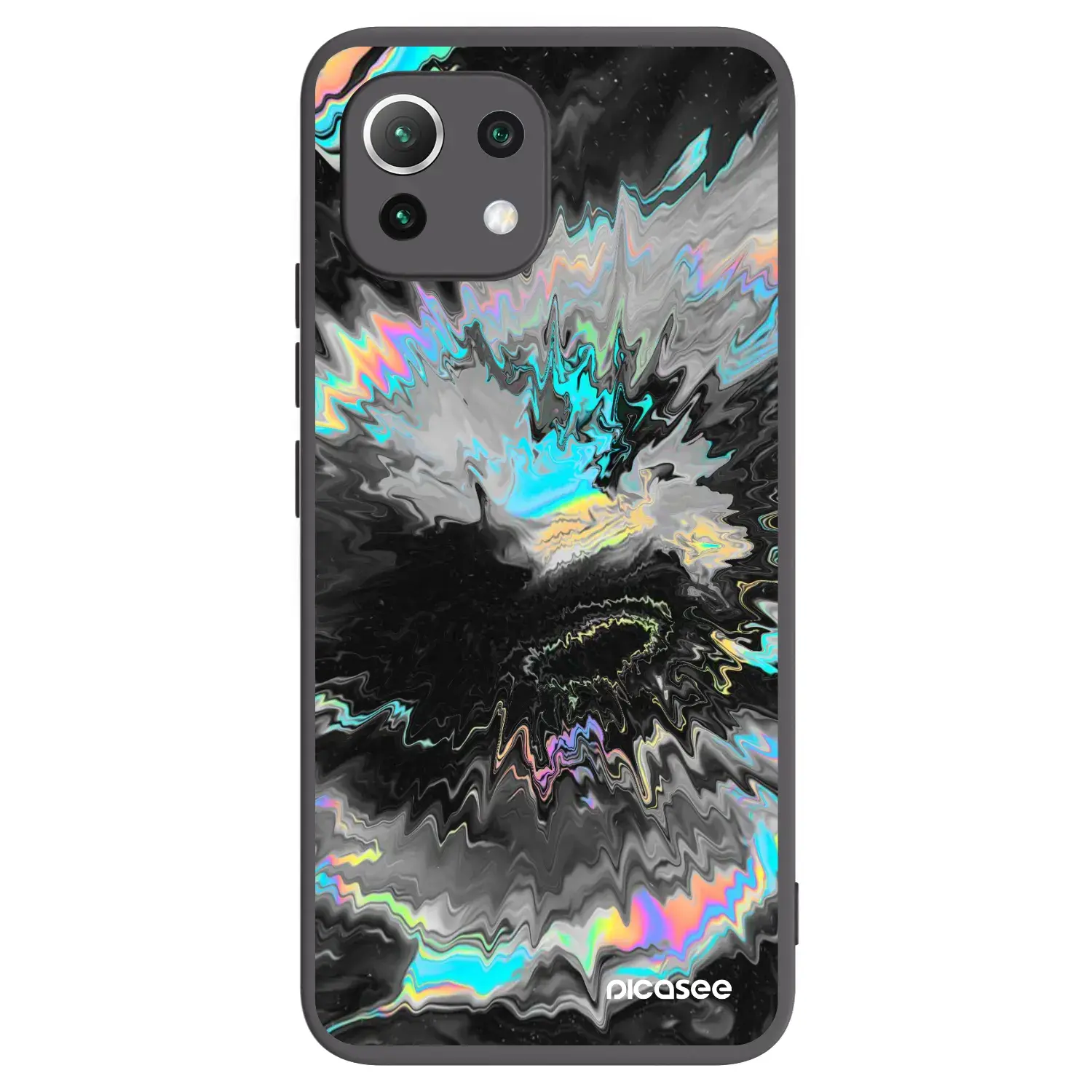Silikonový černý obal pro Xiaomi 11 Lite 5G NE - Magnetic