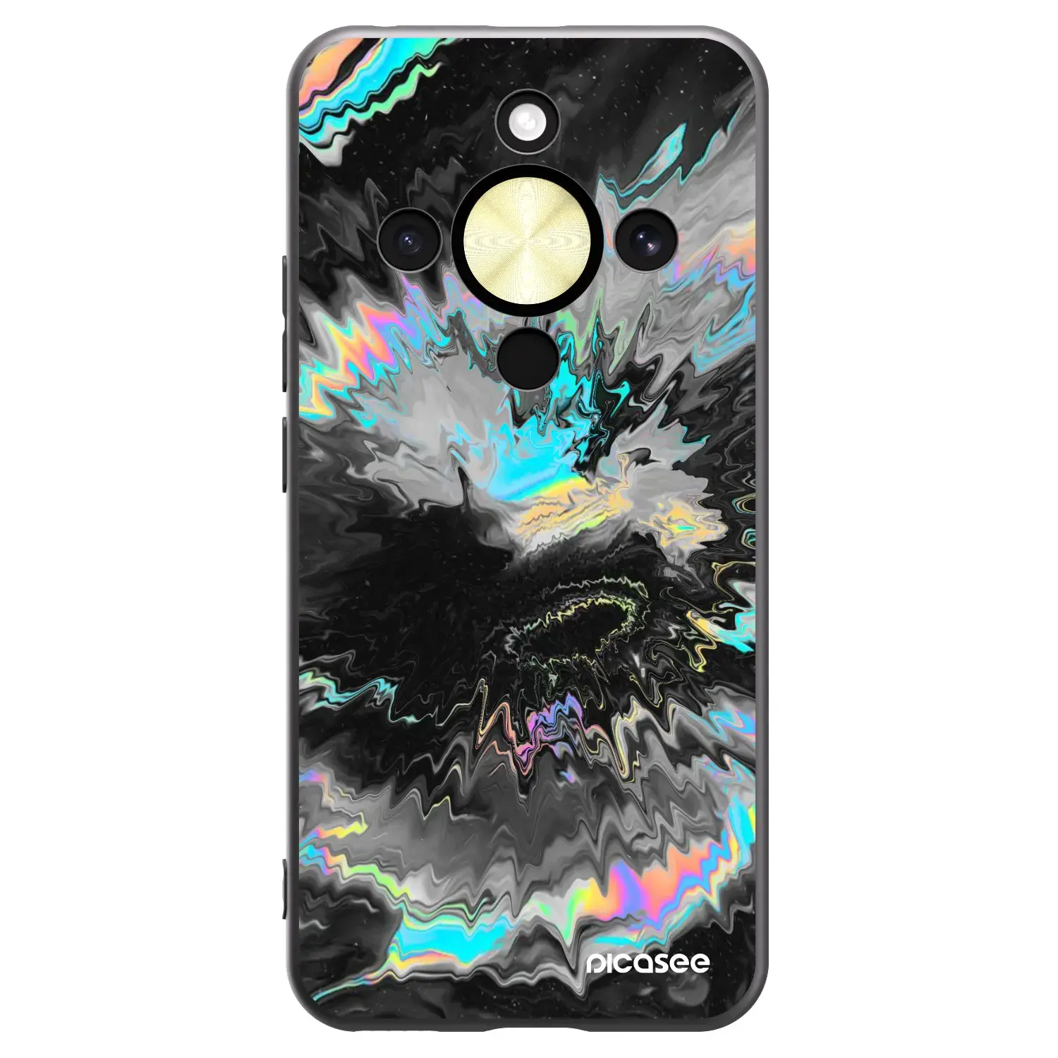Silikonový černý obal pro Honor Magic8 Lite 5G - Magnetic