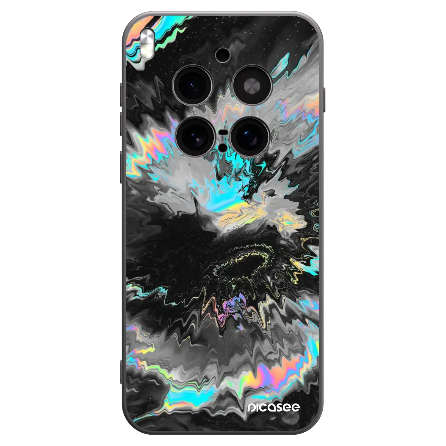 Silikonový černý obal pro Vivo X300 Pro - Magnetic