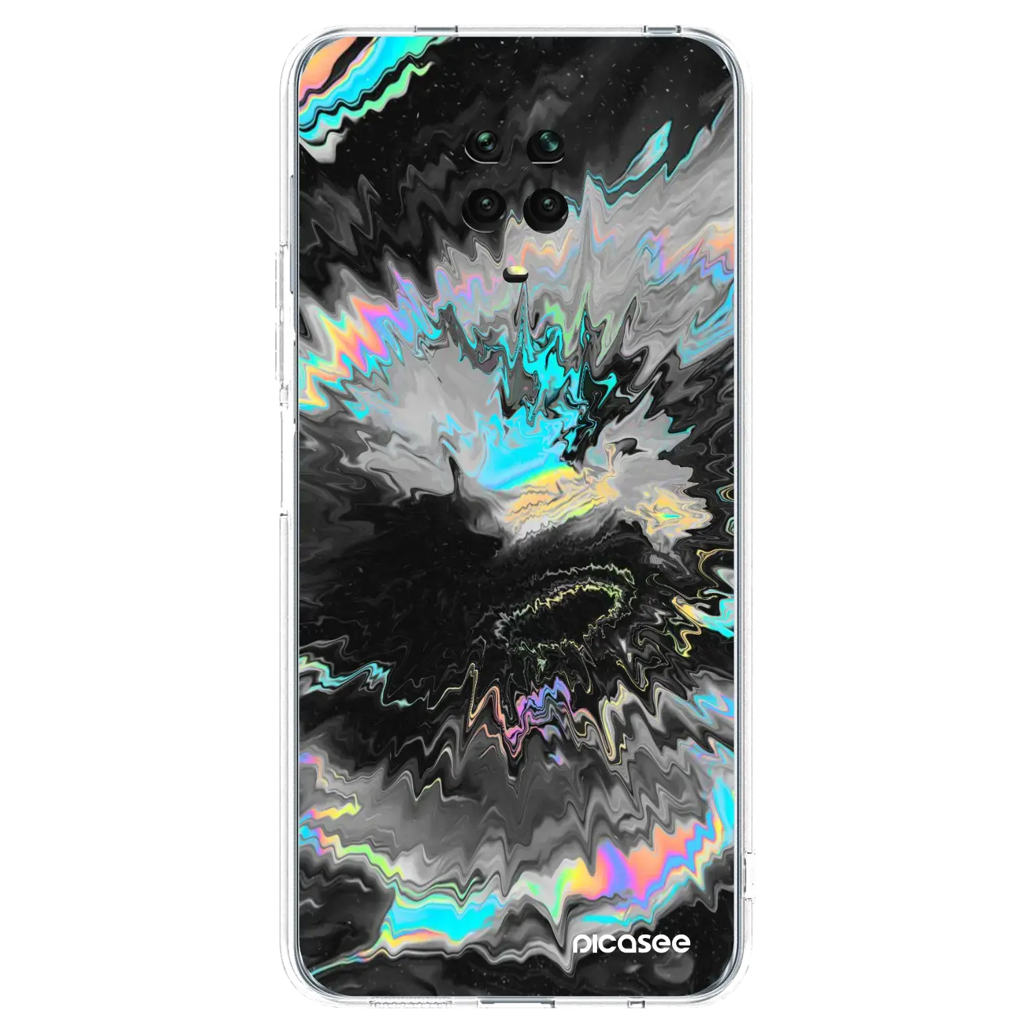 Silikonový průhledný obal pro Xiaomi Redmi Note 9S - Magnetic