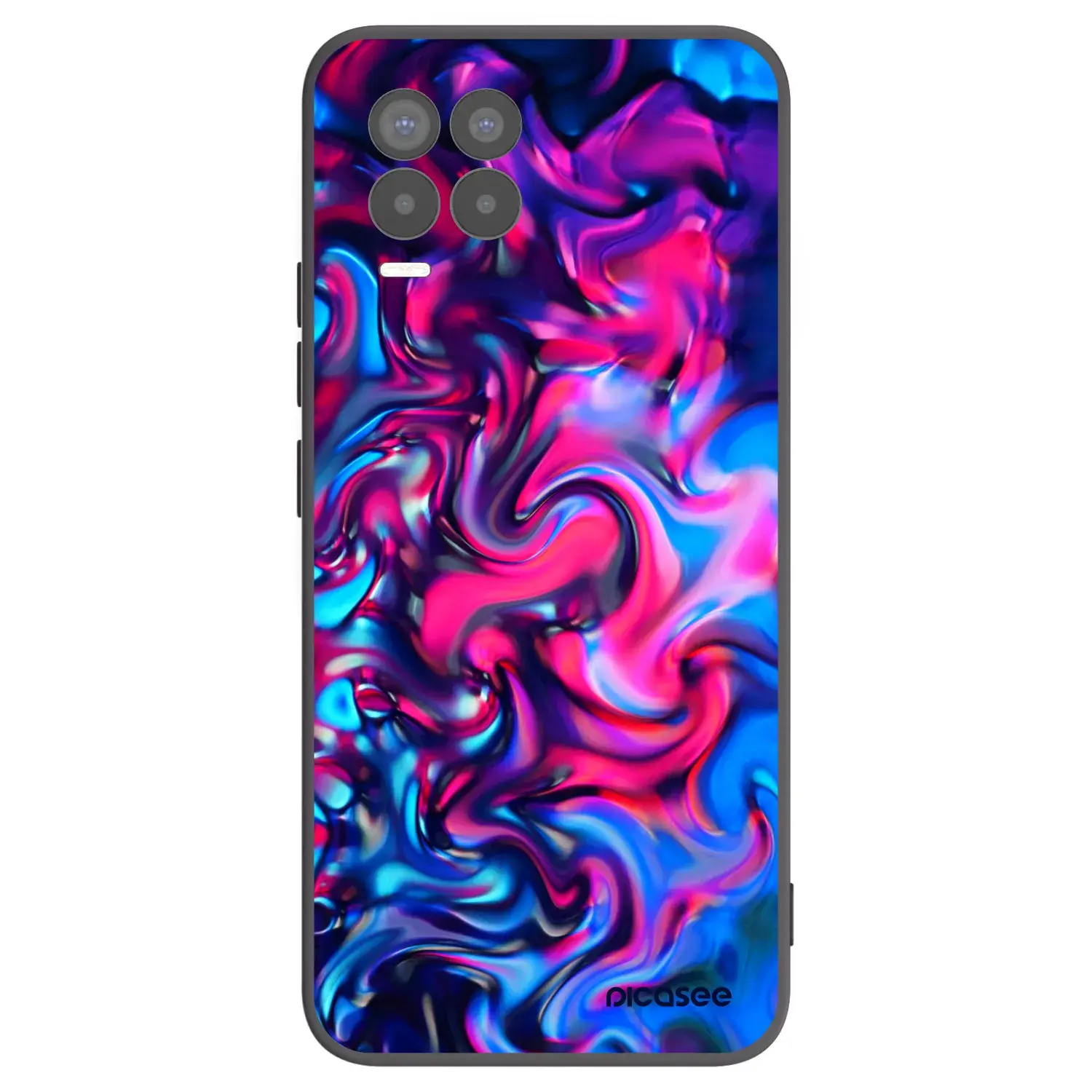 Silikonový černý obal pro Realme 8 Pro - Redlight