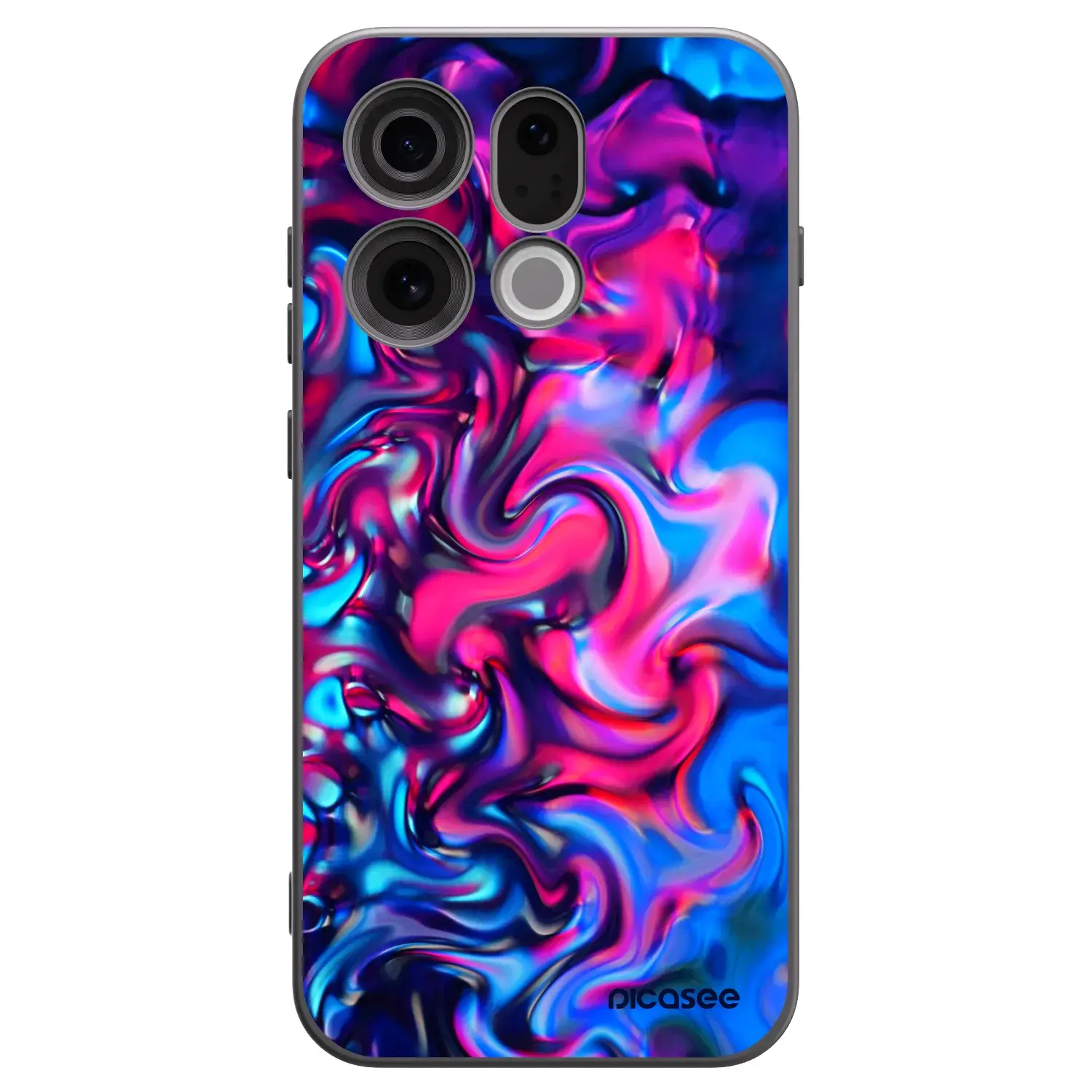 Silikonový černý obal pro OPPO Find X9 - Redlight