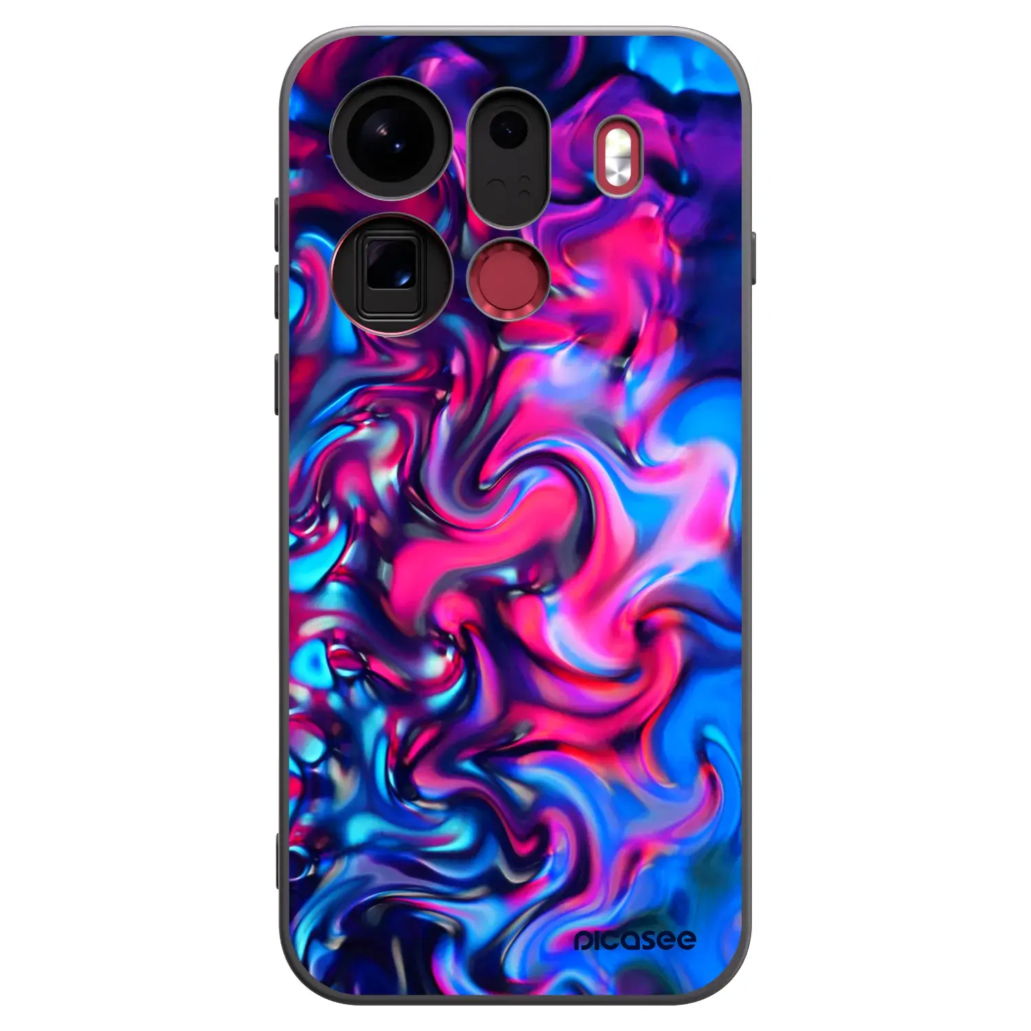 Silikonový černý obal pro OPPO Find X9 Pro - Redlight