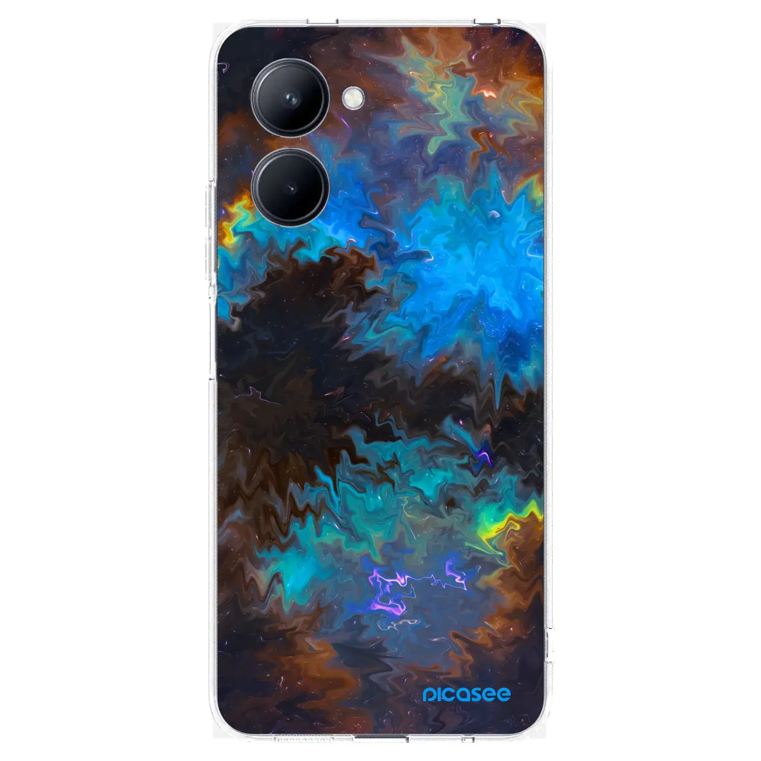 Silikonový průhledný obal pro Realme C33 (2023) - Space
