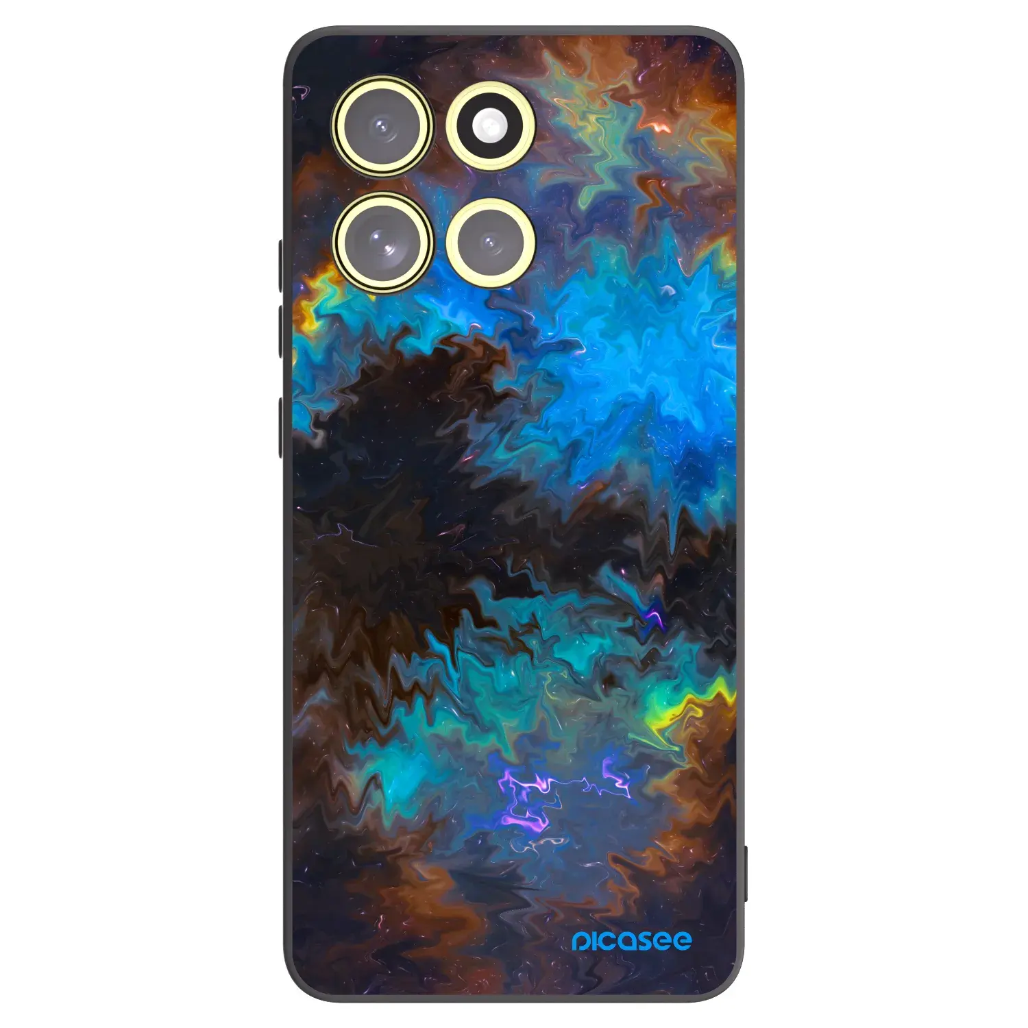 Silikonový černý obal pro Motorola Moto G86 Power 5G - Space