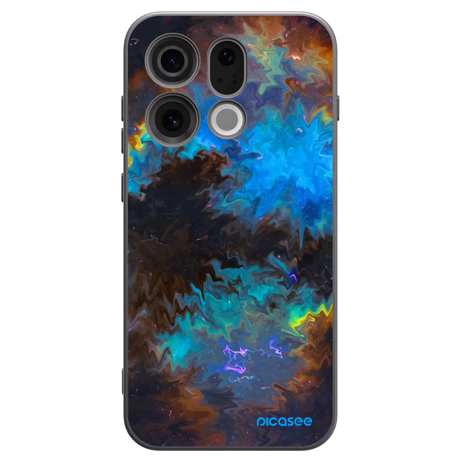 Silikonový černý obal pro OPPO Find X9 - Space
