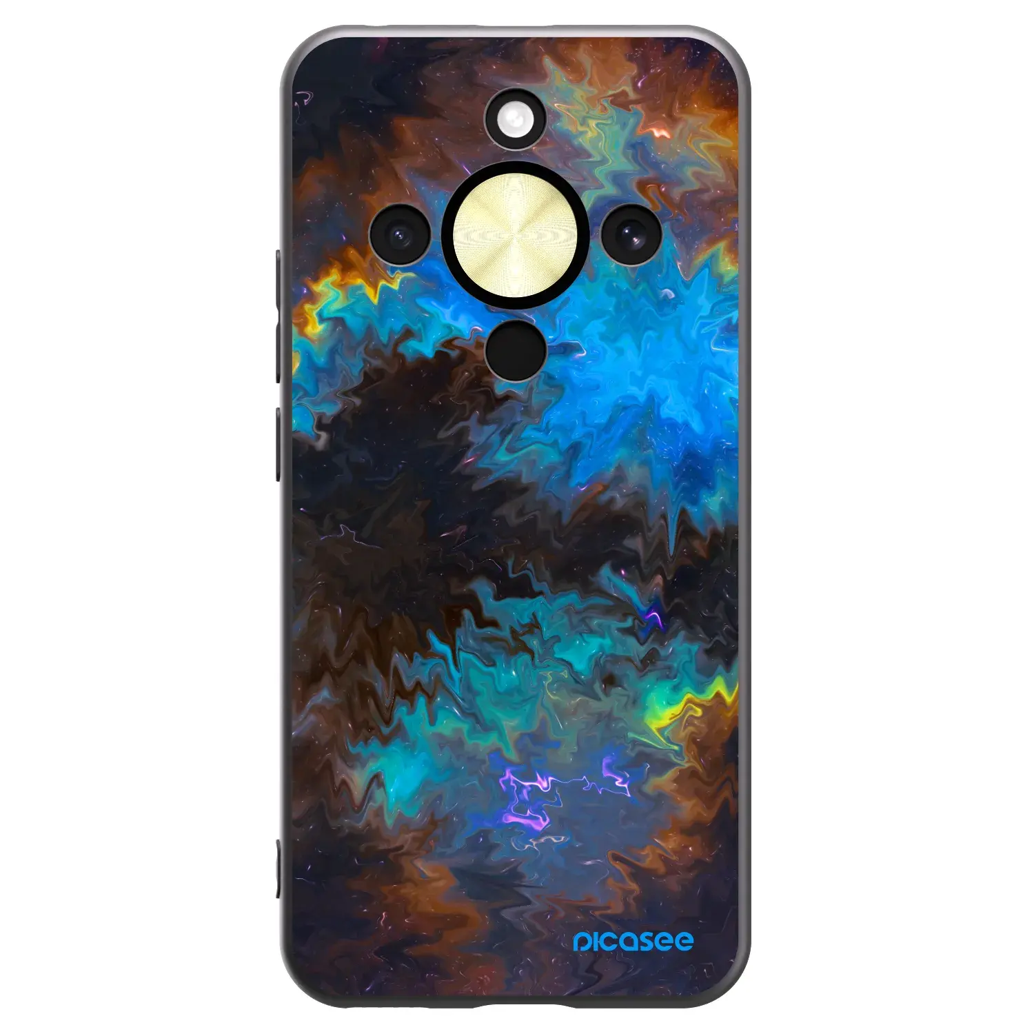 Silikonový černý obal pro Honor Magic8 Lite 5G - Space
