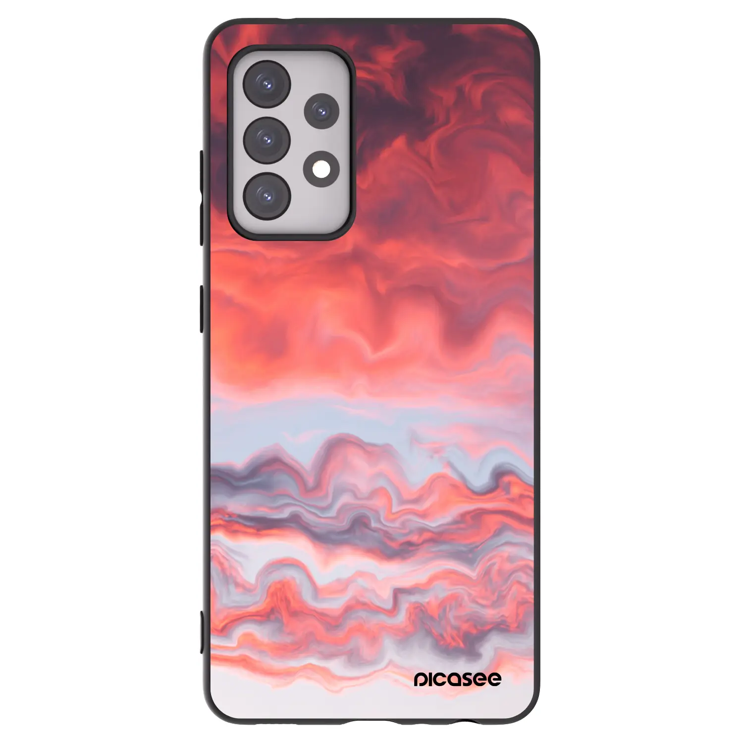 Silikonový černý obal pro Samsung Galaxy A52s 5G A528B - Sunset