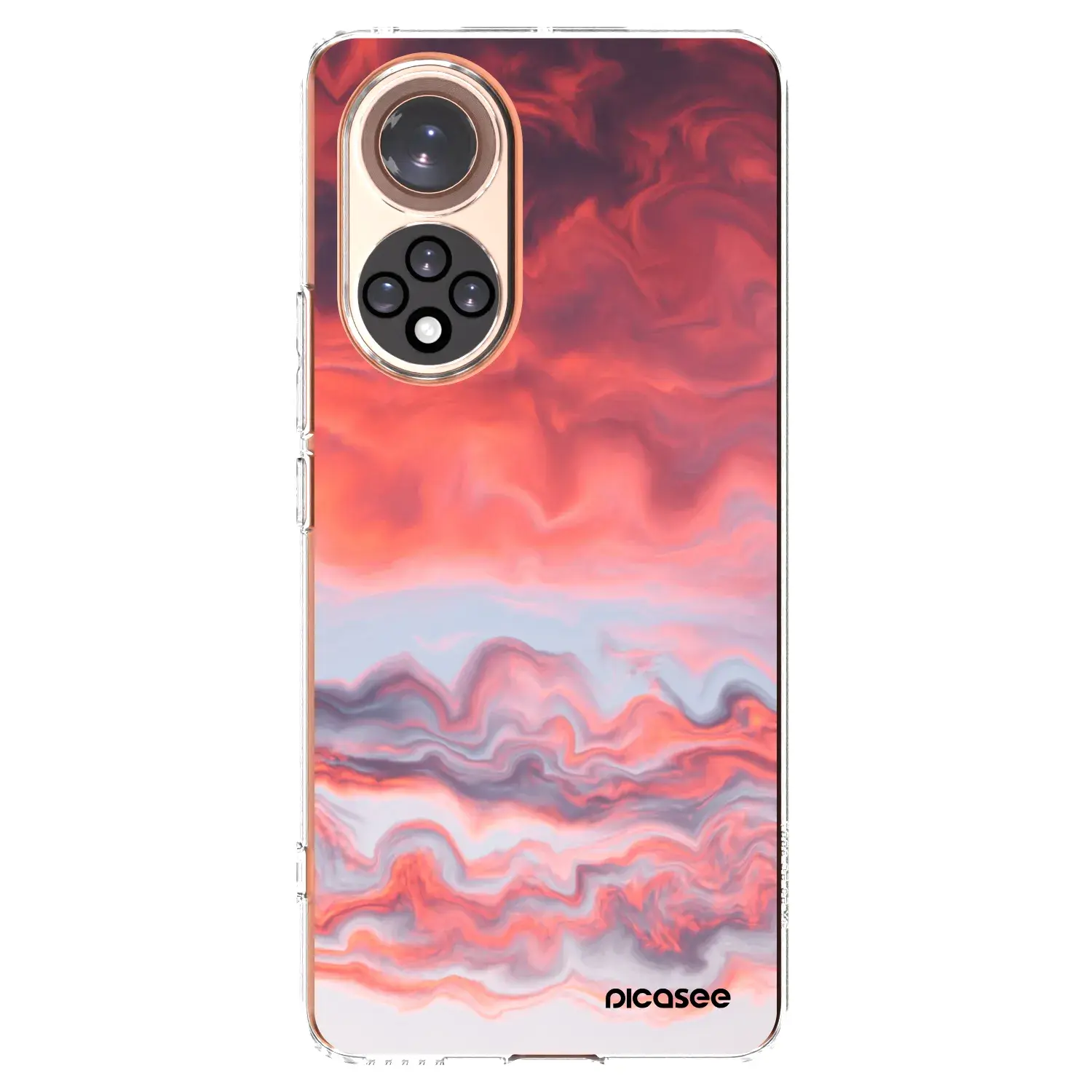 Silikonový průhledný obal pro Huawei Nova 9 - Sunset