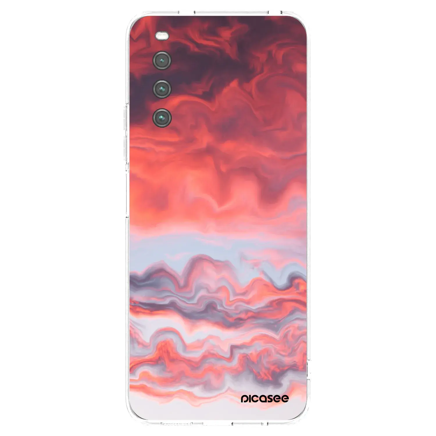 Silikonový průhledný obal pro Sony Xperia 10 IV 5G - Sunset