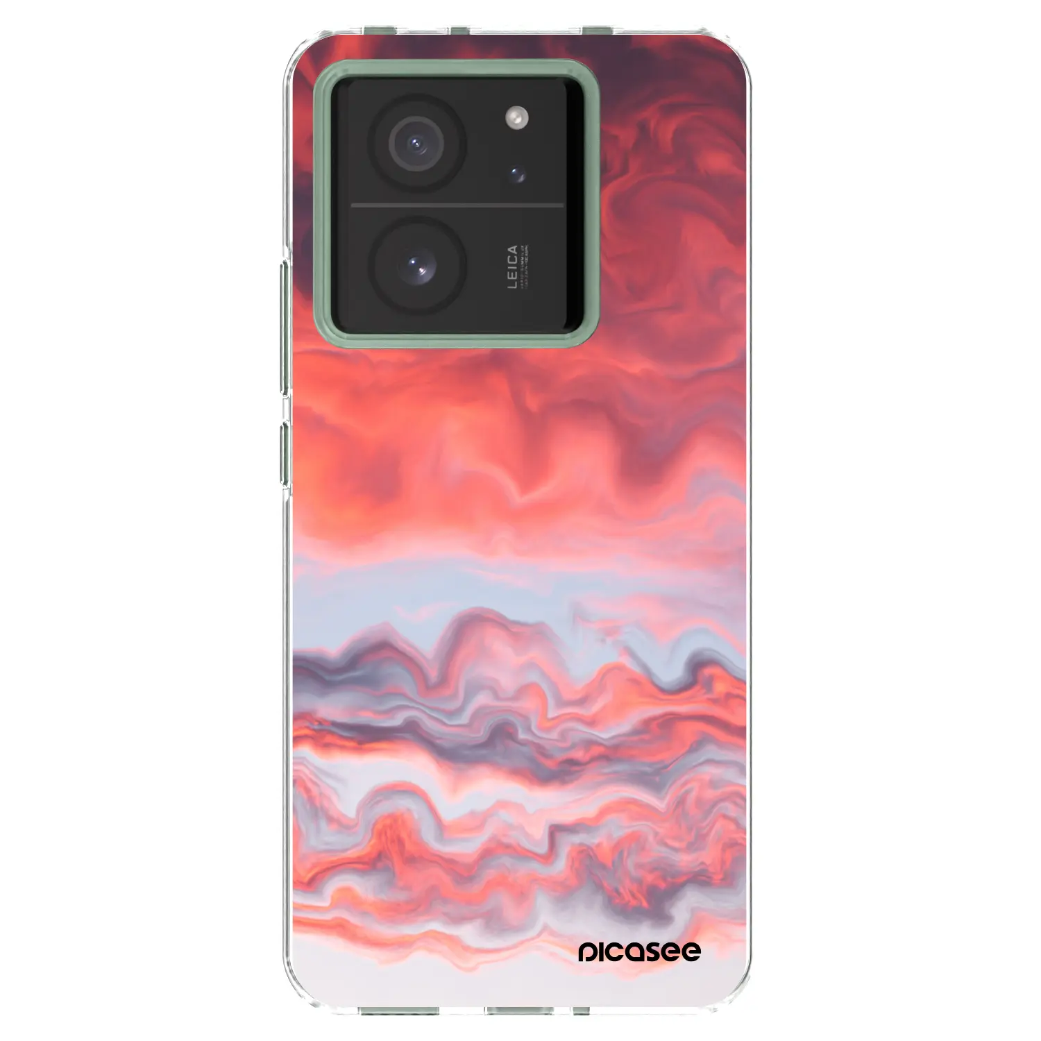 Silikonový průhledný obal pro Xiaomi 13T Pro - Sunset