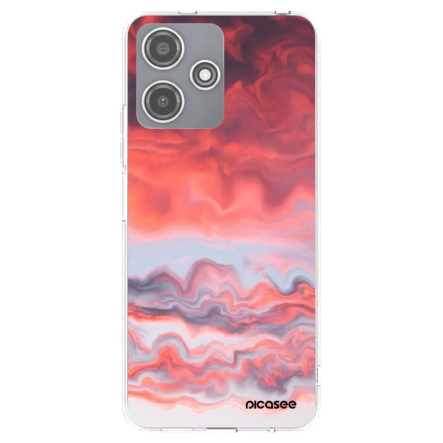 Silikonový průhledný obal pro Xiaomi Redmi 12 5G - Sunset