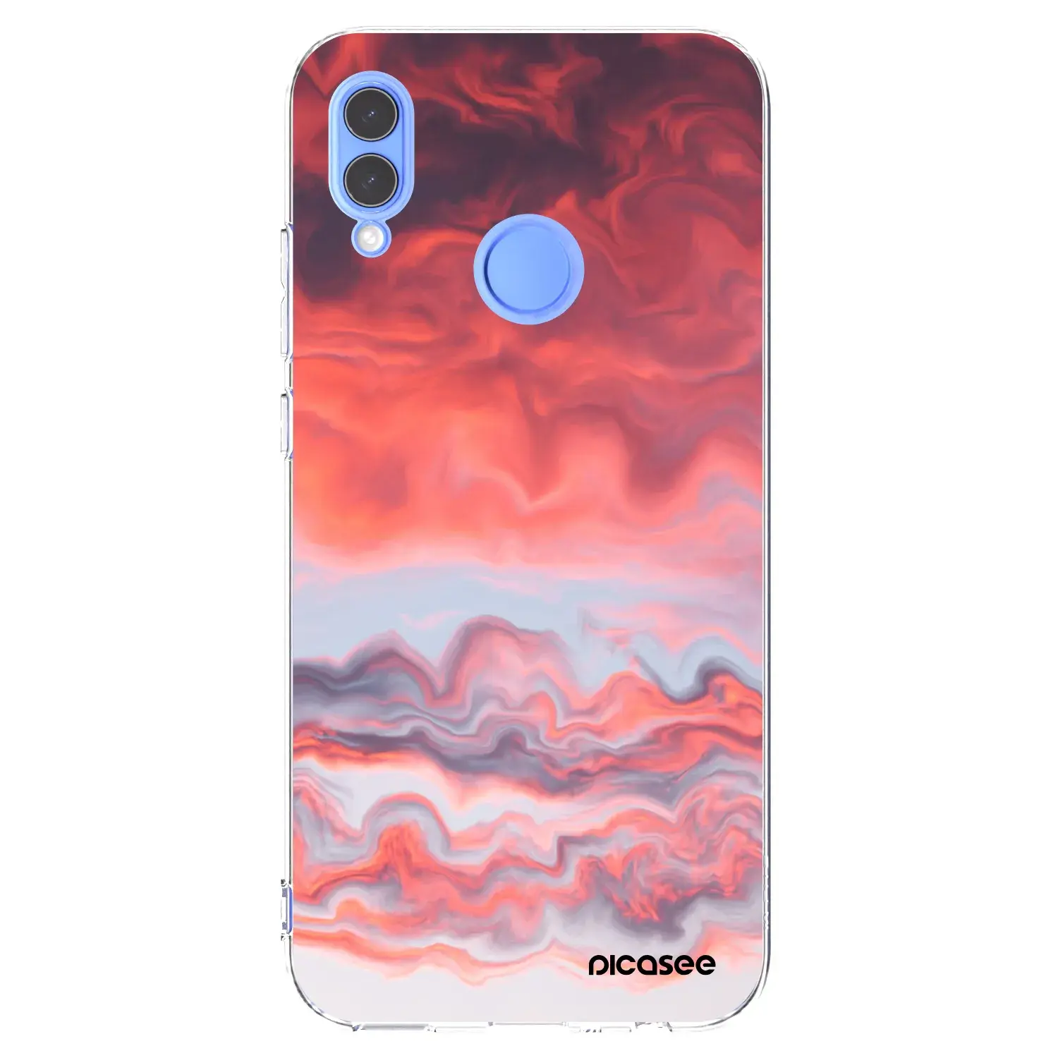 Silikonový průhledný obal pro Honor 10 Lite - Sunset