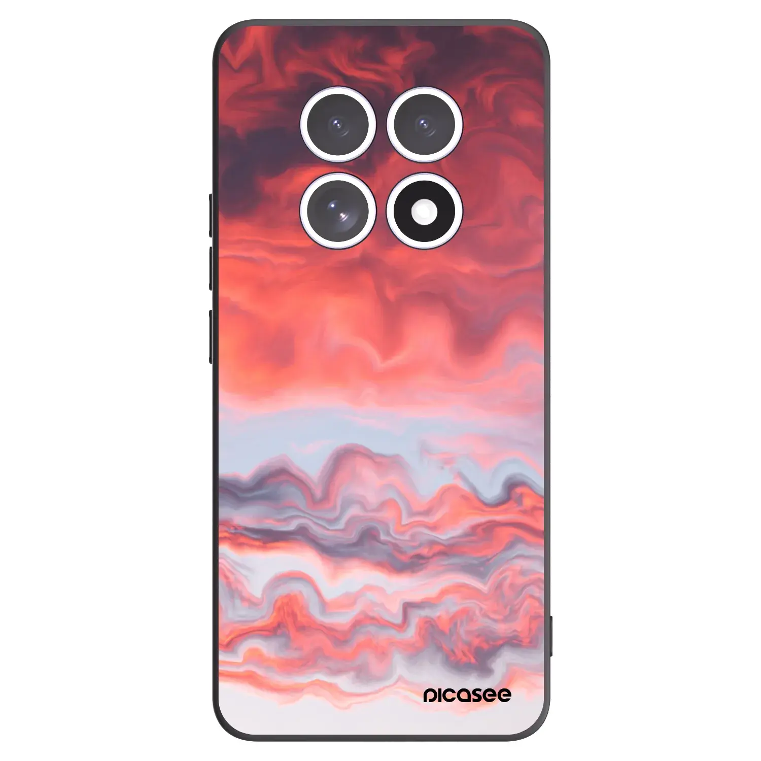 Silikonový černý obal pro Xiaomi Redmi Note 15 4G - Sunset