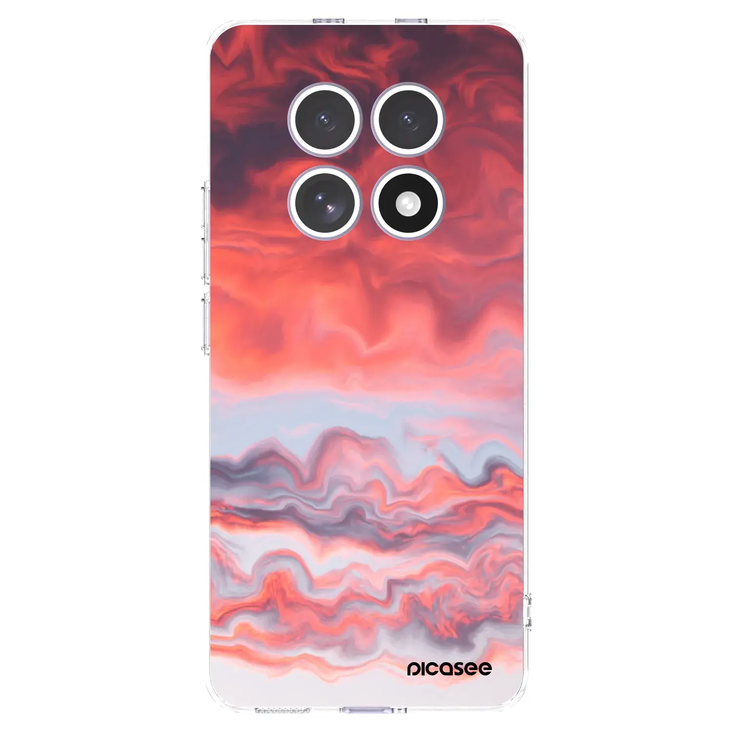 Silikonový průhledný obal pro Xiaomi Redmi Note 15 4G - Sunset