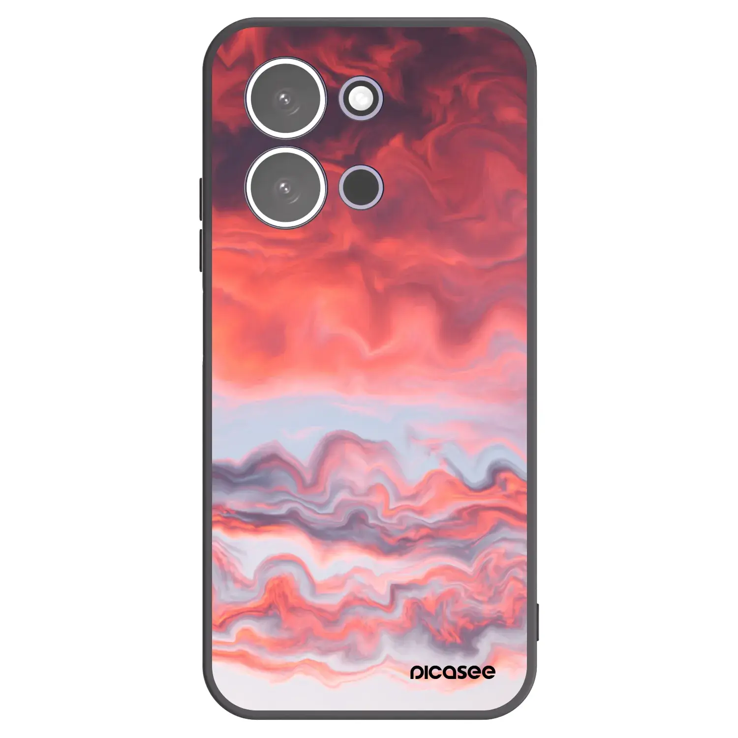 Silikonový černý obal pro Xiaomi Redmi 15C 5G - Sunset