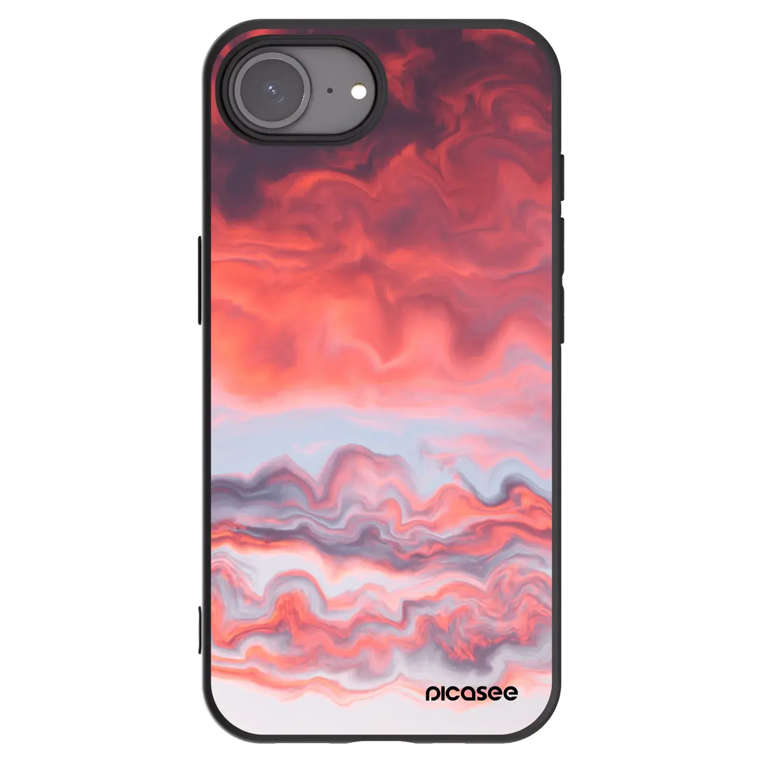 Silikonový černý obal pro Apple iPhone 17e - Sunset