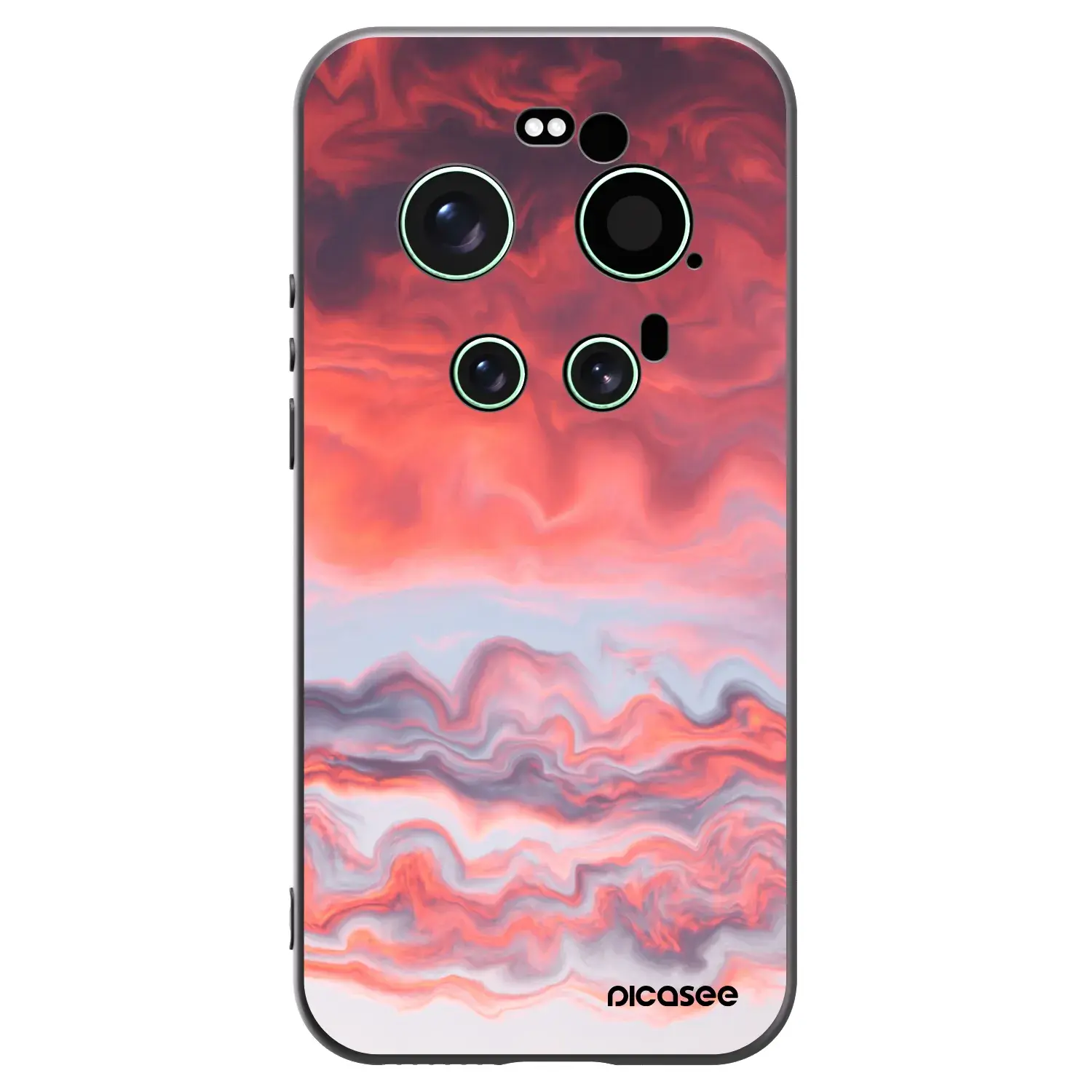 Silikonový černý obal pro Xiaomi 17 Ultra - Sunset