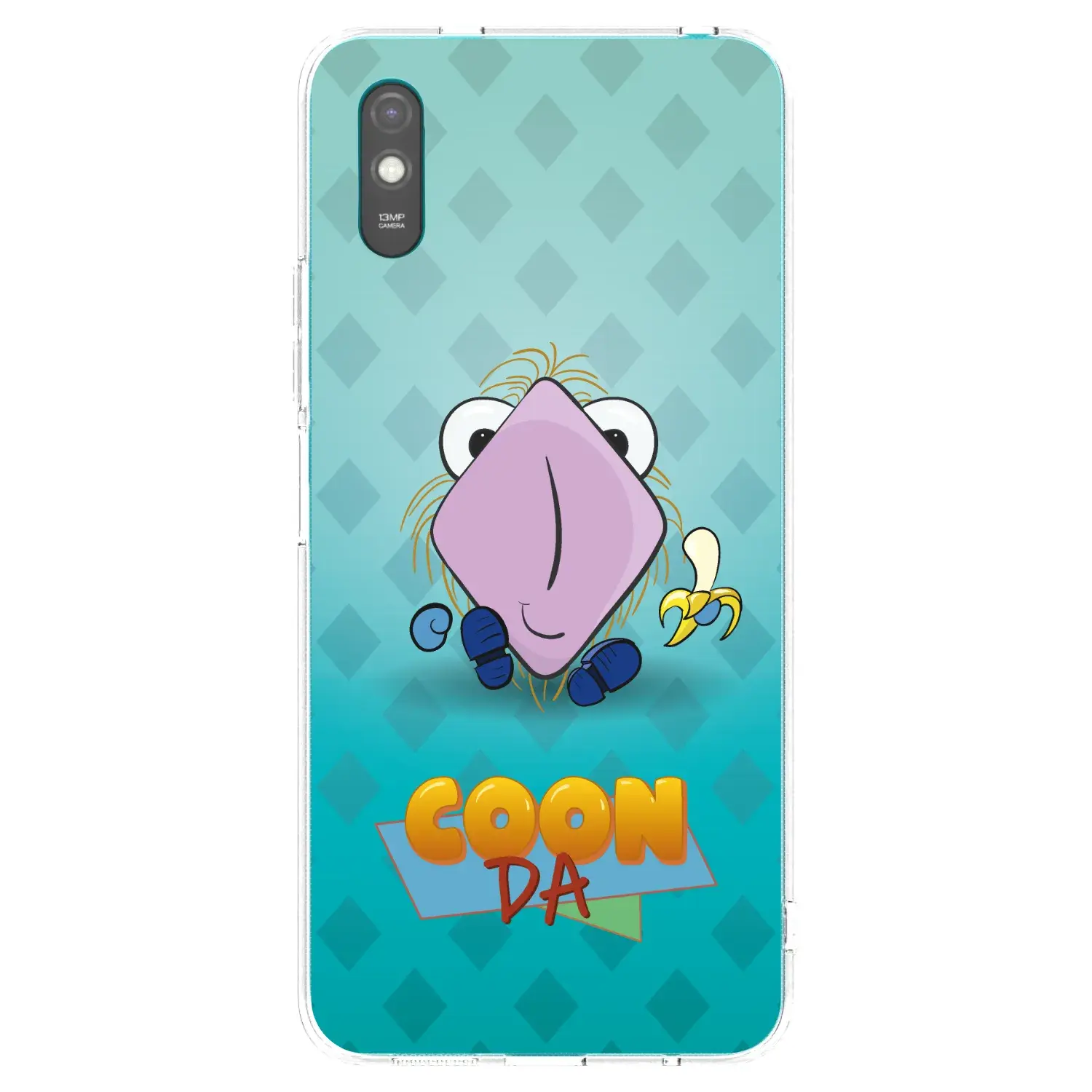 Silikonový průhledný obal pro Xiaomi Redmi 9AT - COONDA chlupatka světlá