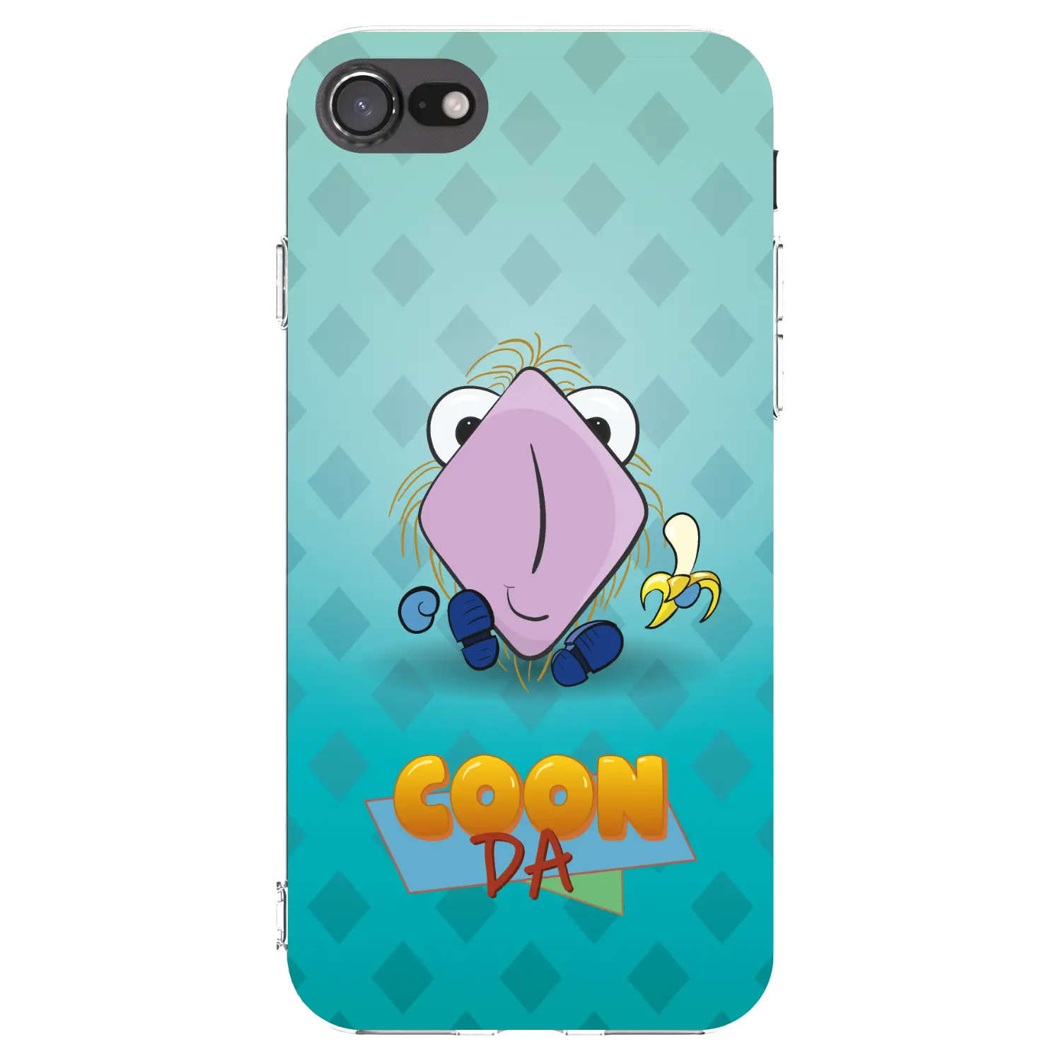 Silikonový průhledný obal pro Apple iPhone SE 2022 - COONDA chlupatka světlá