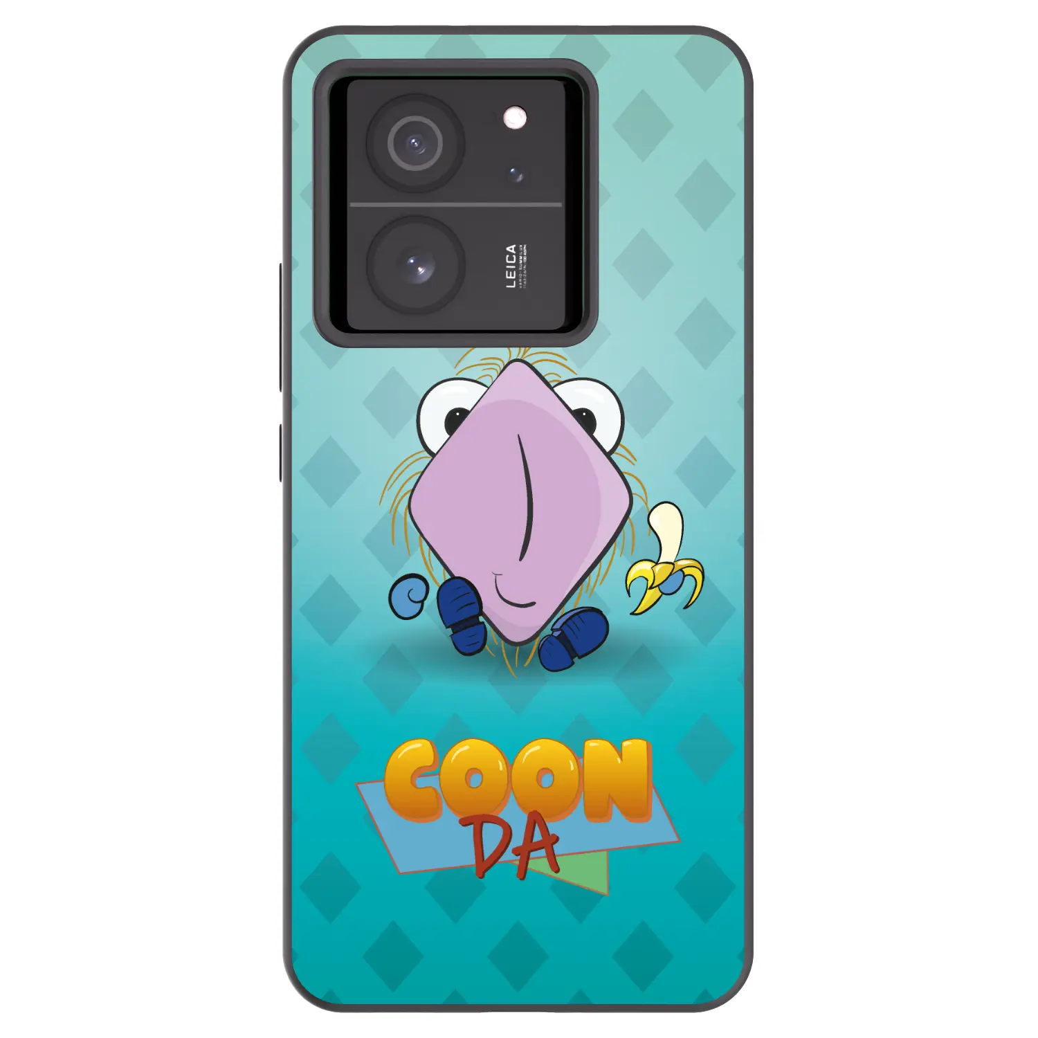 Silikonový černý obal pro Xiaomi 13T Pro - COONDA chlupatka světlá
